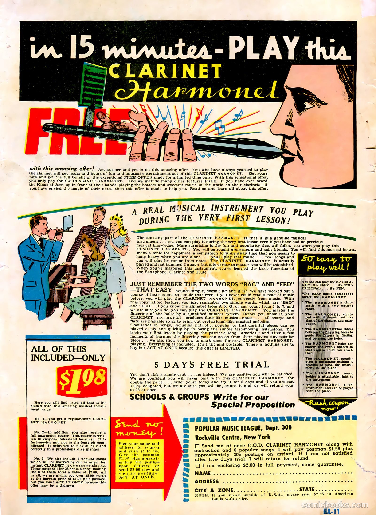 Ha Ha Comics #11 (1944) — page 52 of 52
