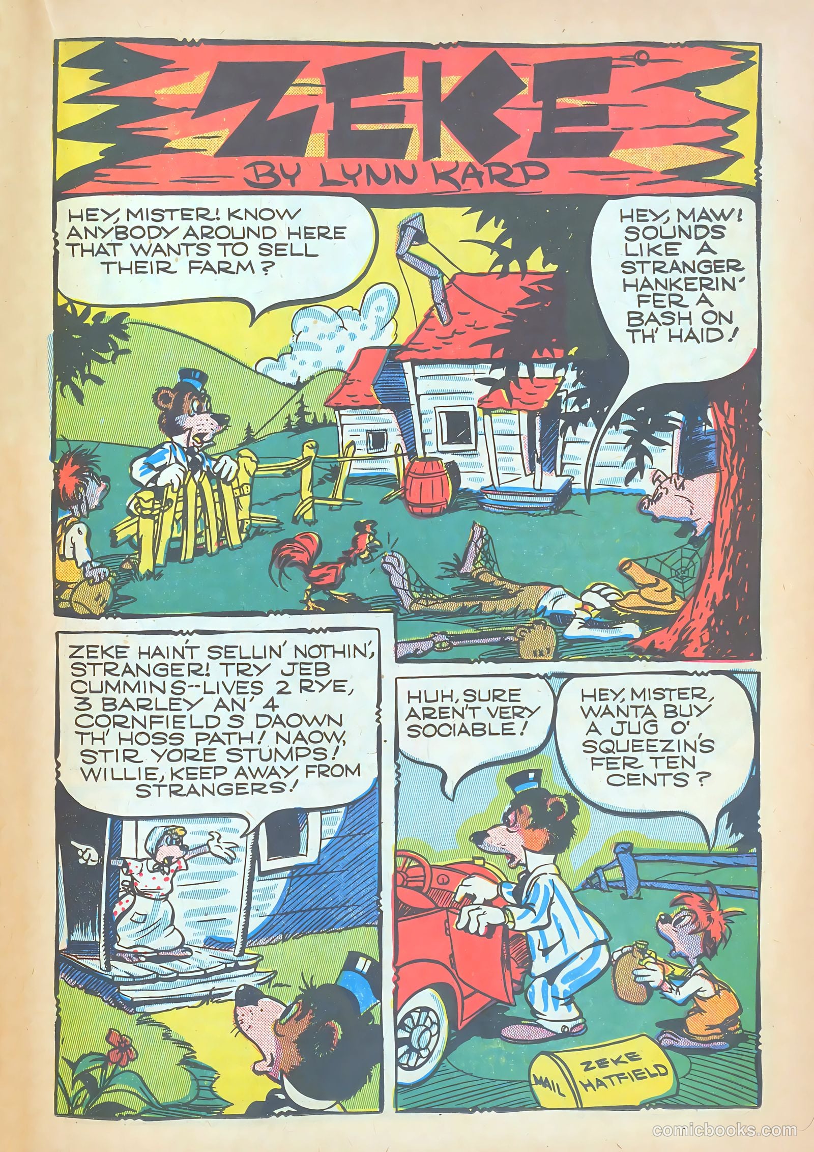 Ha Ha Comics #14 (1944) — page 35 of 52