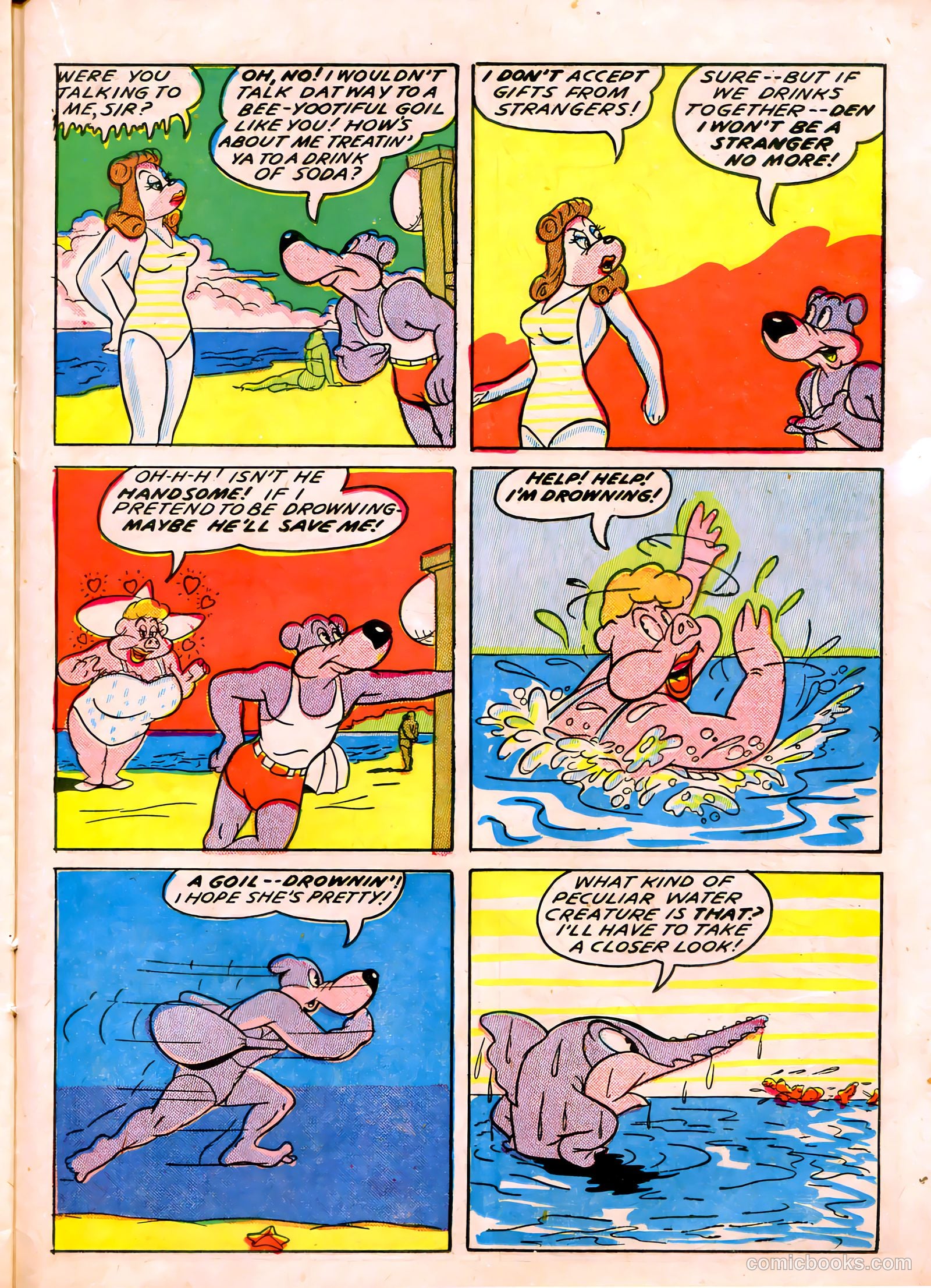 Ha Ha Comics #15 (1944) — page 35 of 52