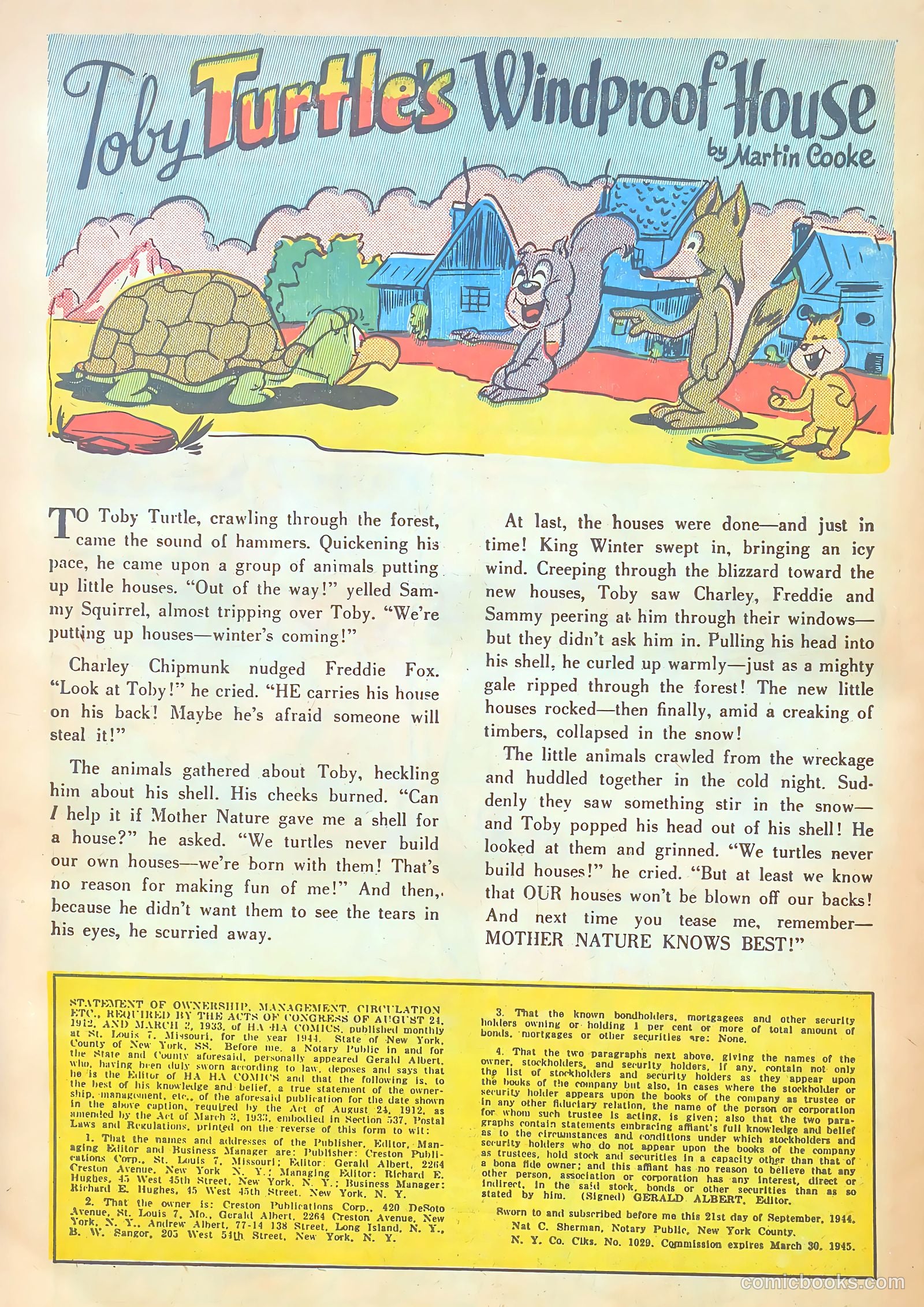 Ha Ha Comics #16 (1945) — page 44 of 52