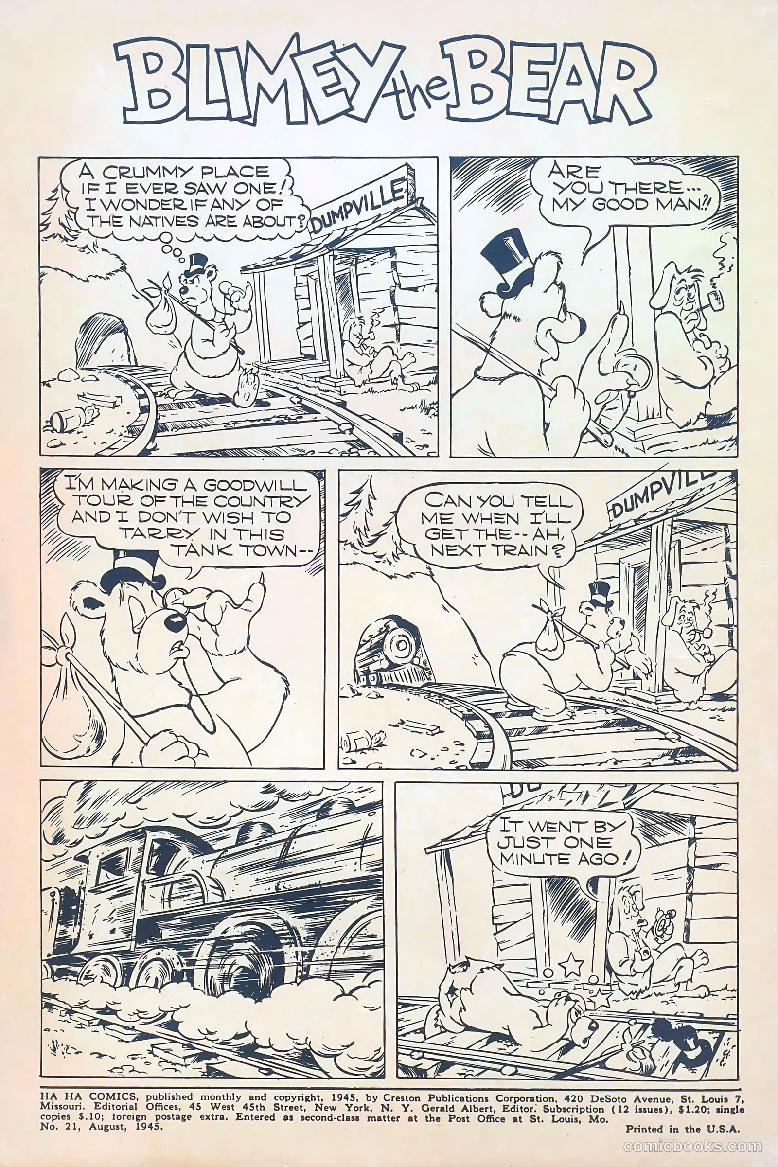 Ha Ha Comics #21 (1945) — page 2 of 52