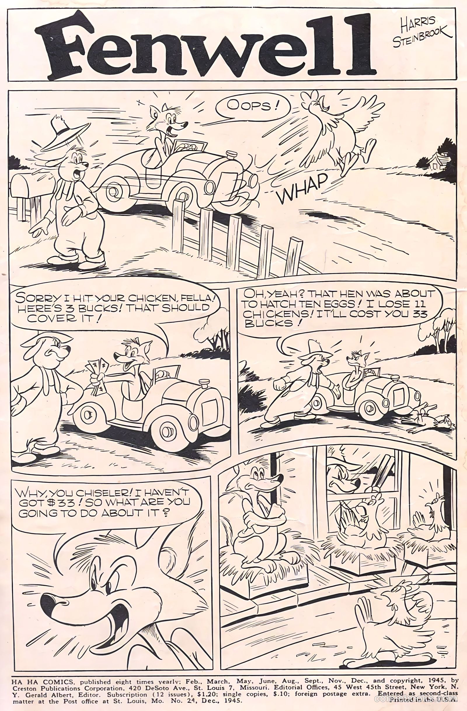 Ha Ha Comics #24 (1945) — page 2 of 52
