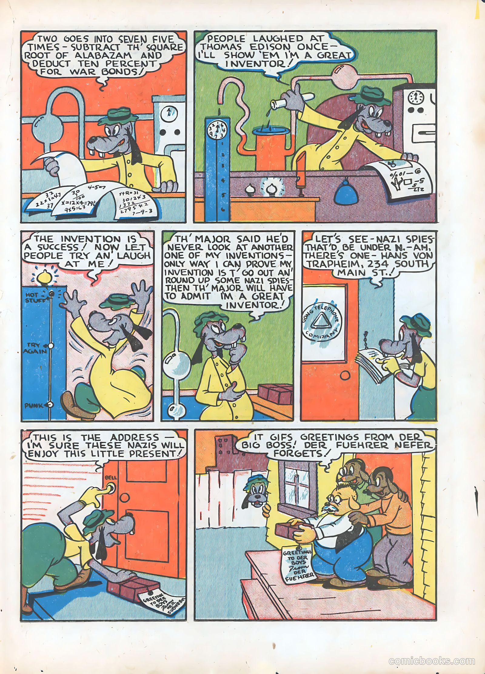 Ha Ha Comics #3 (1943) — page 35 of 60