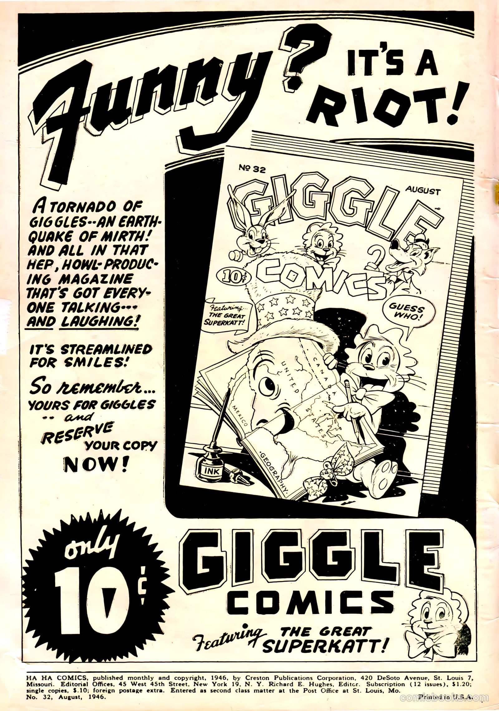Ha Ha Comics #32 (1946) — page 2 of 52