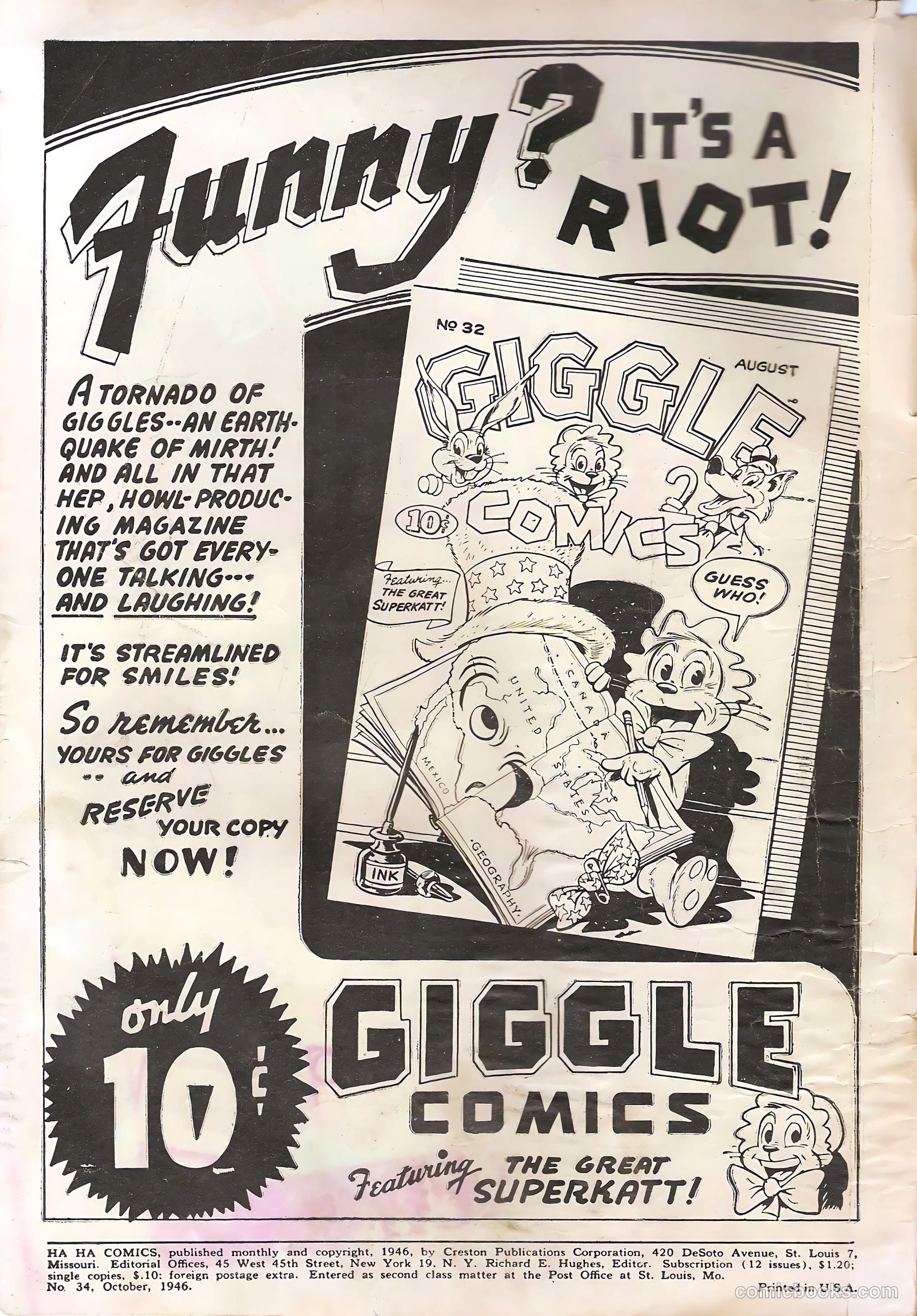 Ha Ha Comics #34 (1946) — page 2 of 52