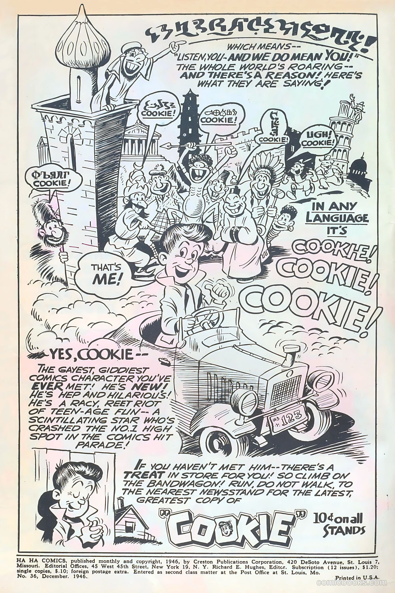 Ha Ha Comics #36 (1946) — page 2 of 52