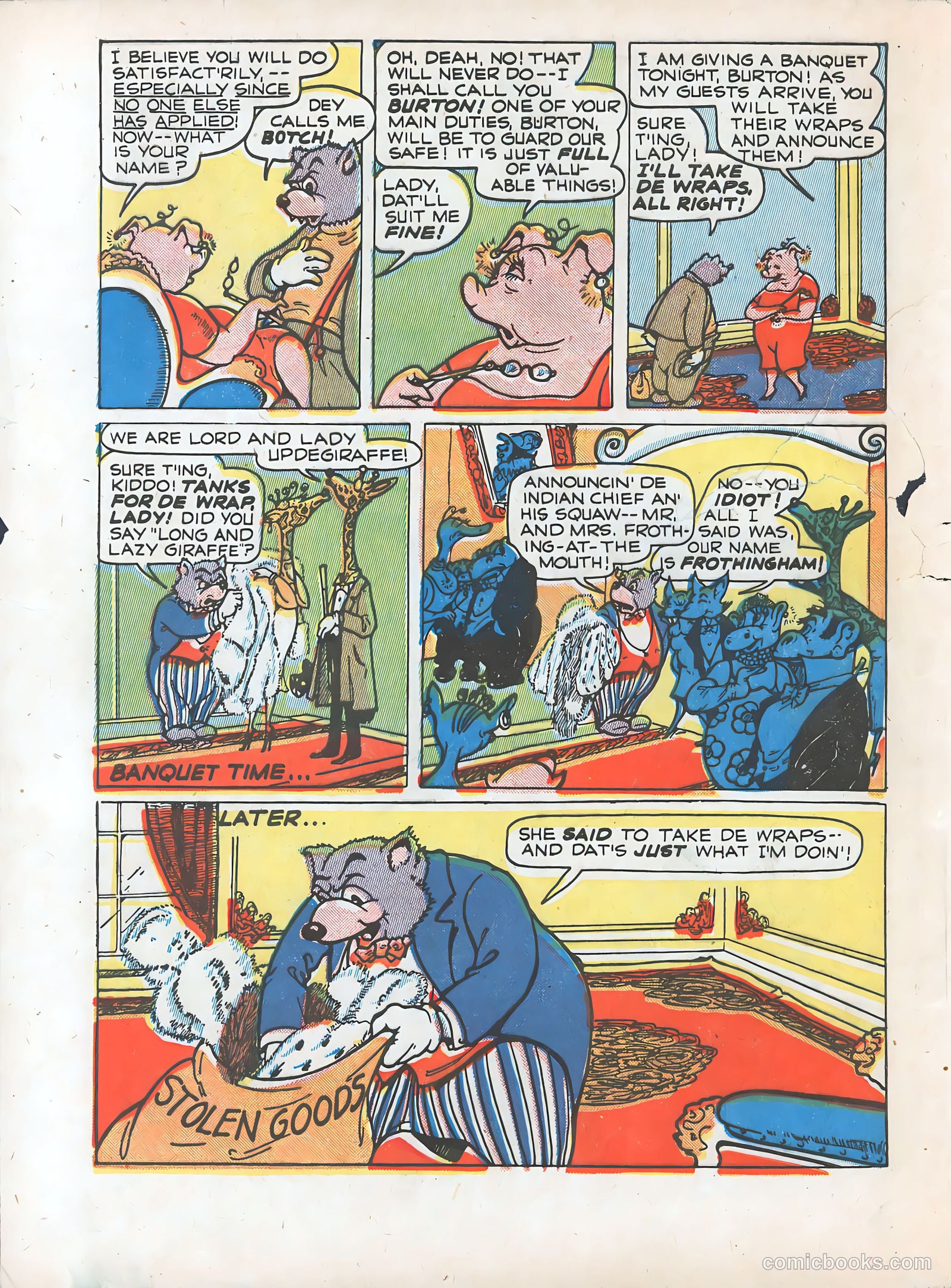 Ha Ha Comics #5 (1944) — page 56 of 60