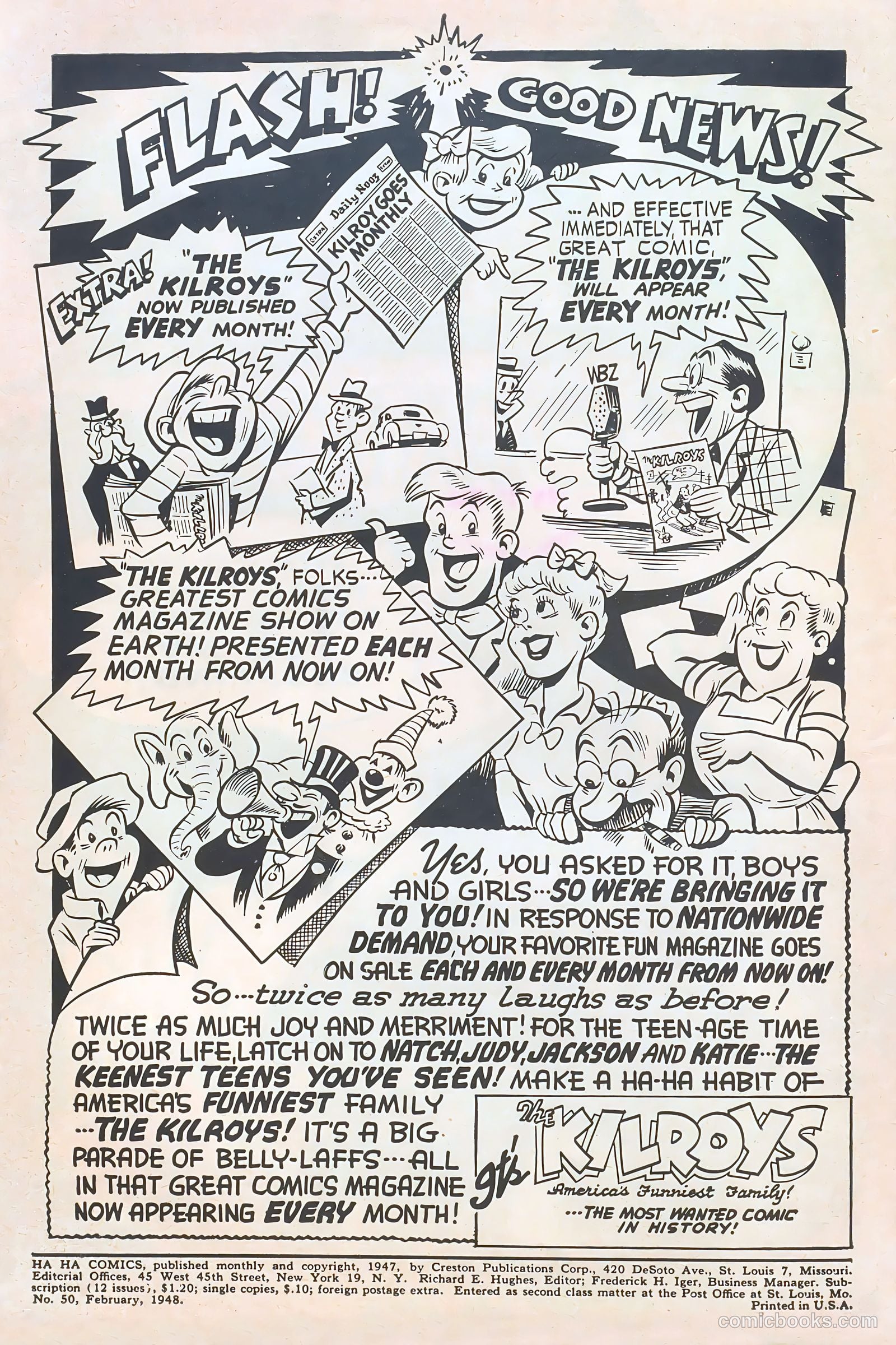 Ha Ha Comics #50 (1948) — page 2 of 52