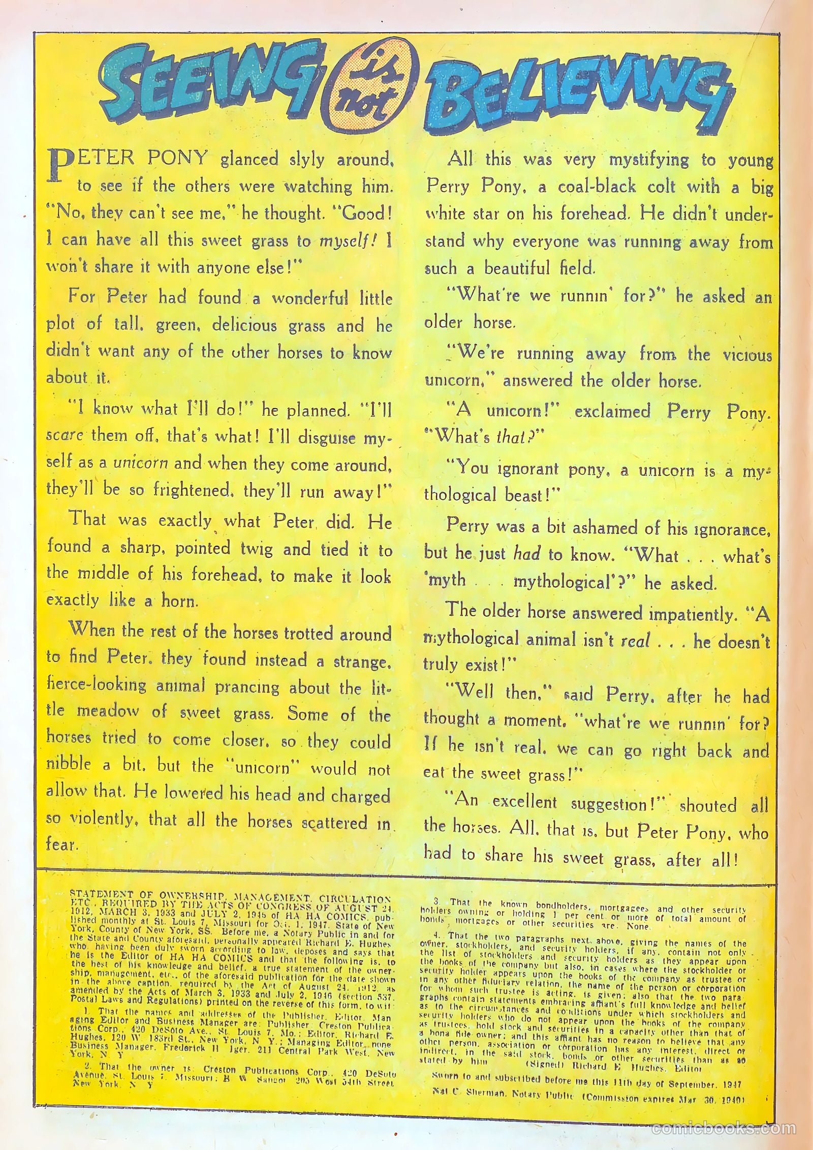 Ha Ha Comics #50 (1948) — page 18 of 52