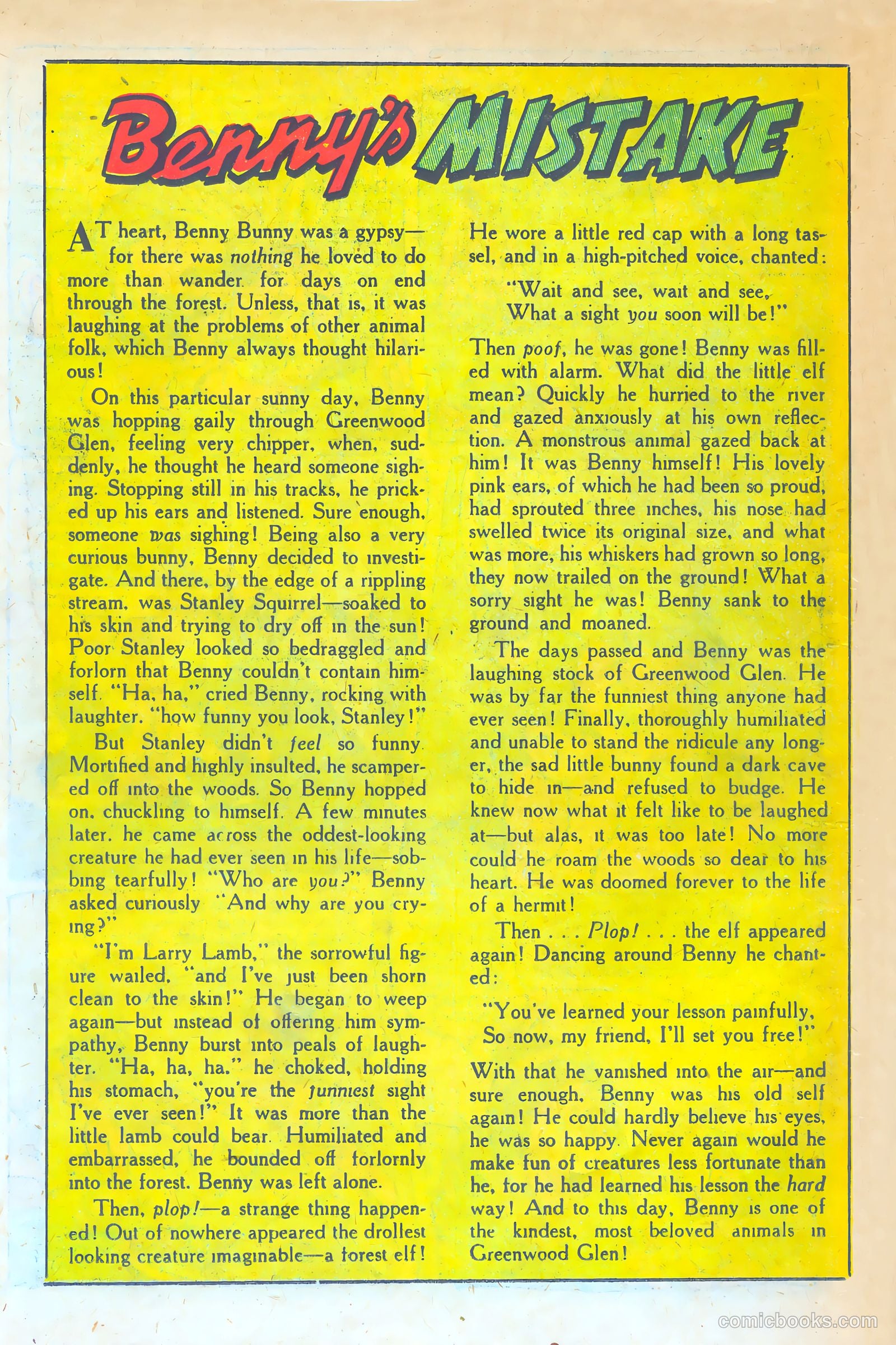 Ha Ha Comics #58 (1948) — page 20 of 52