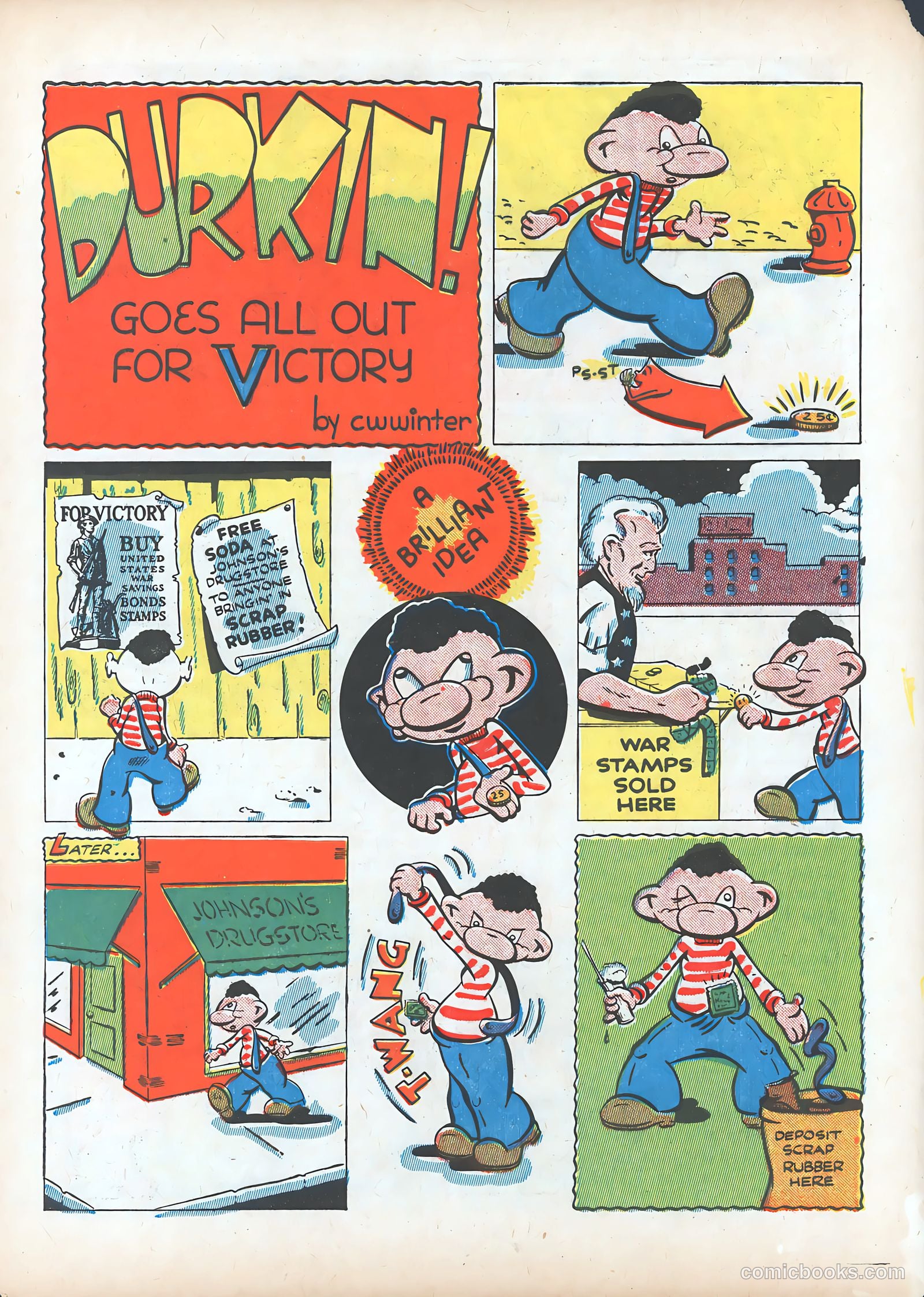 Ha Ha Comics #6 (1944) — page 17 of 60