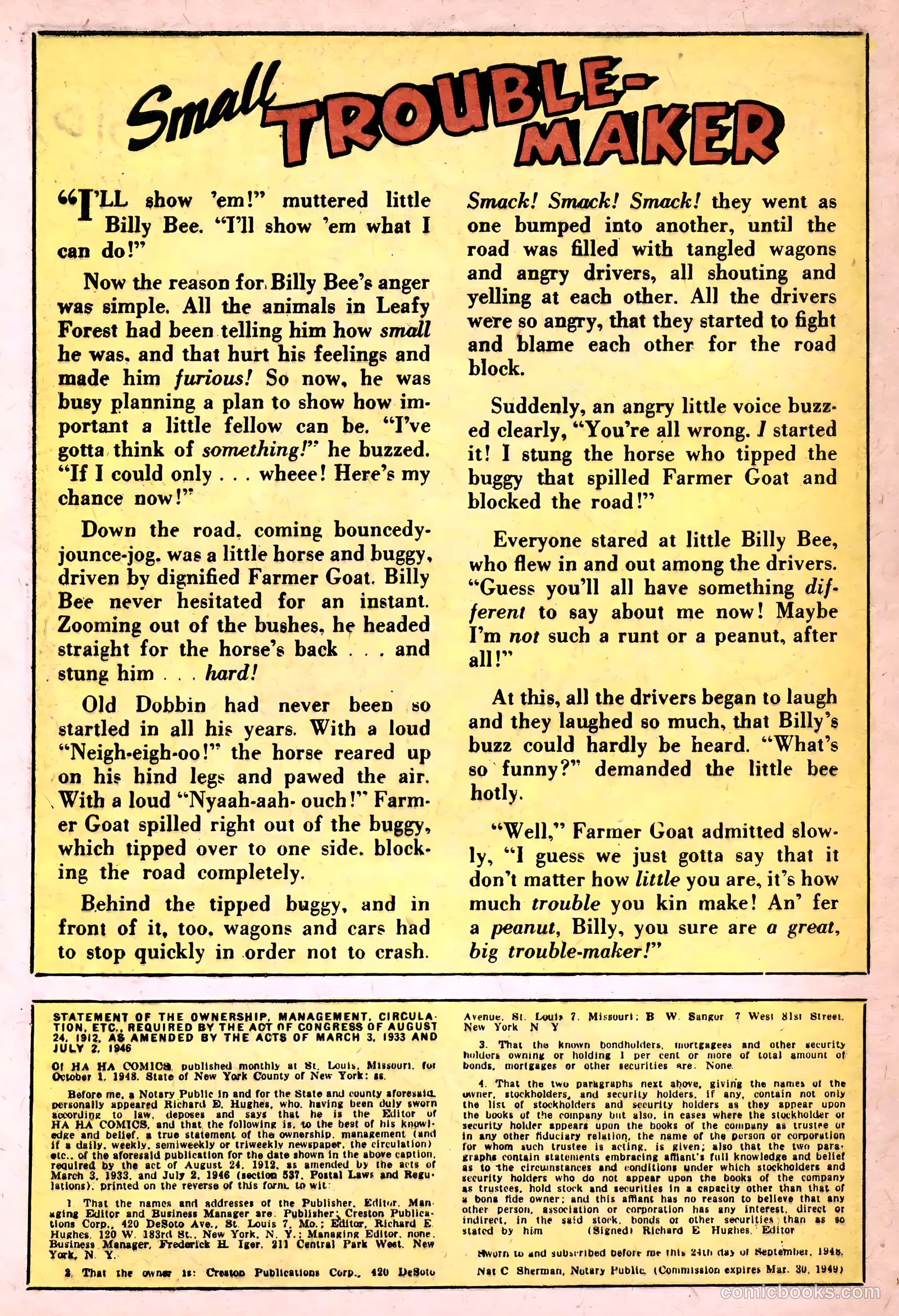 Ha Ha Comics #62 (1949) — page 40 of 52