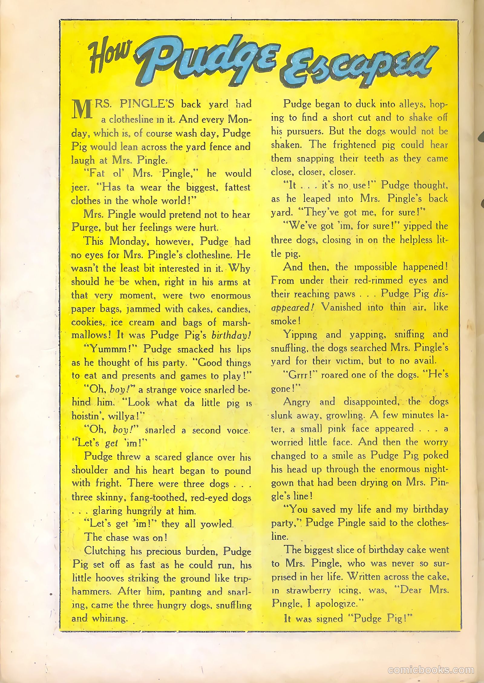 Ha Ha Comics #64 (1949) — page 32 of 52