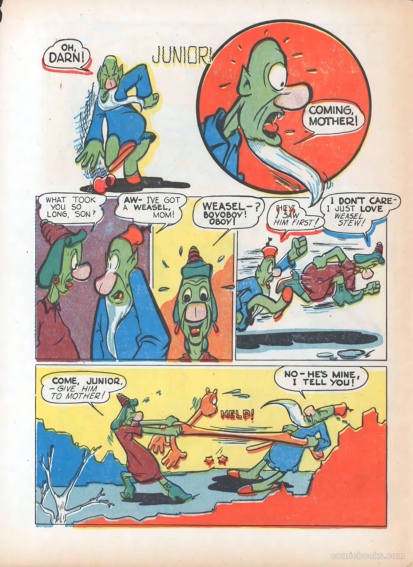 Ha Ha Comics #7 (1944) — page 56 of 60