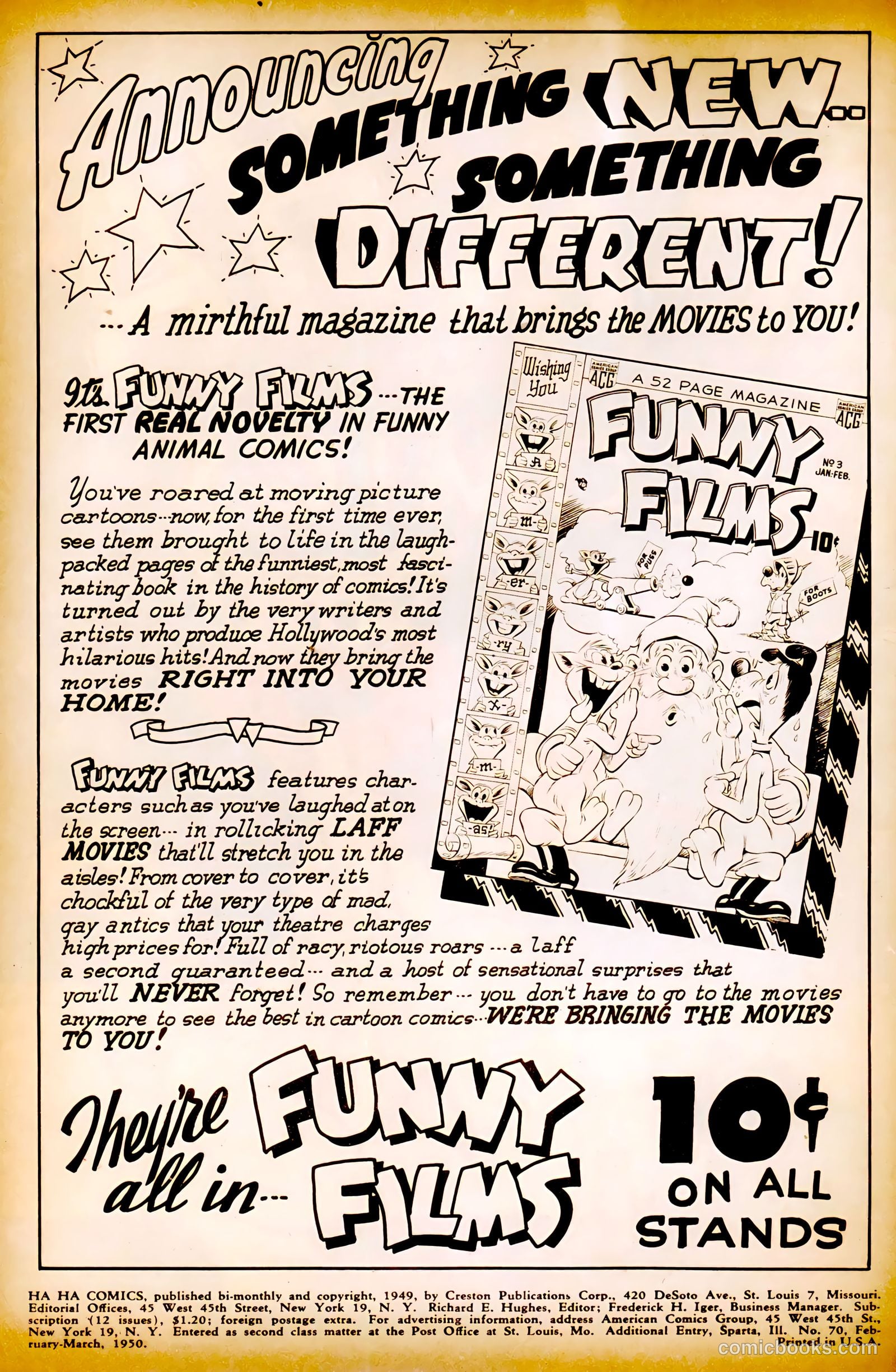 Ha Ha Comics #70 (1950) — page 2 of 52