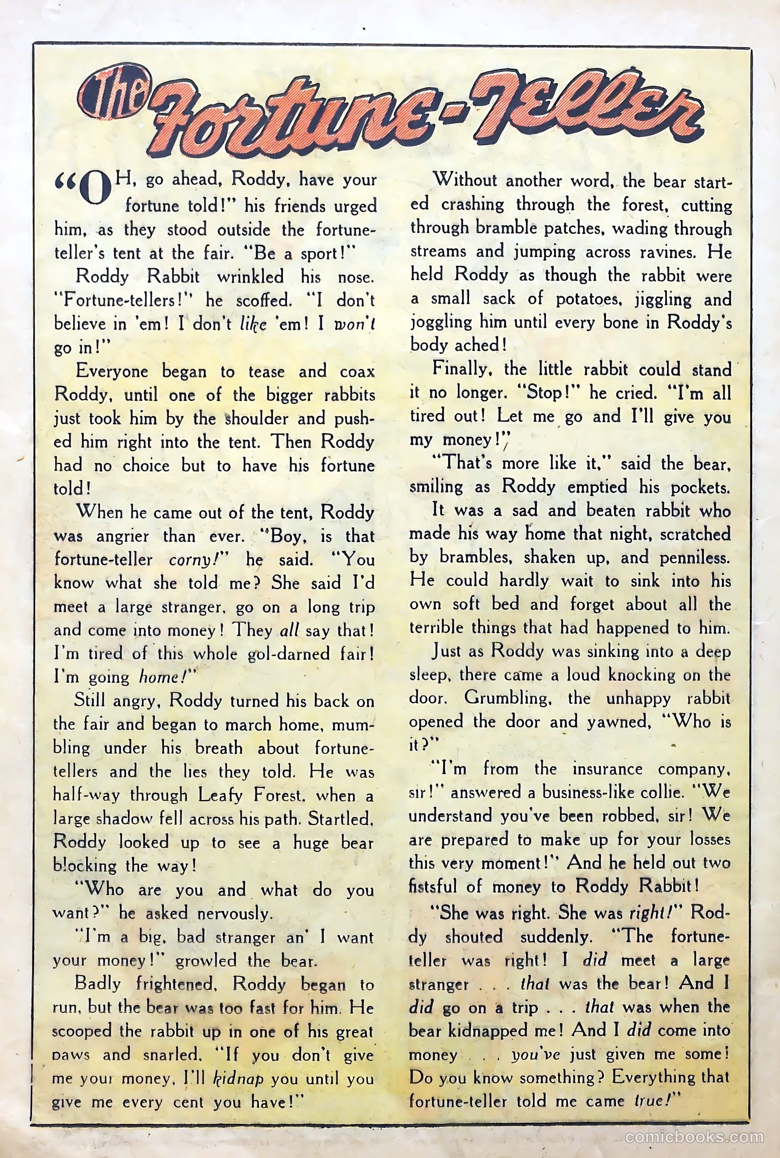 Ha Ha Comics #73 (1950) — page 36 of 52