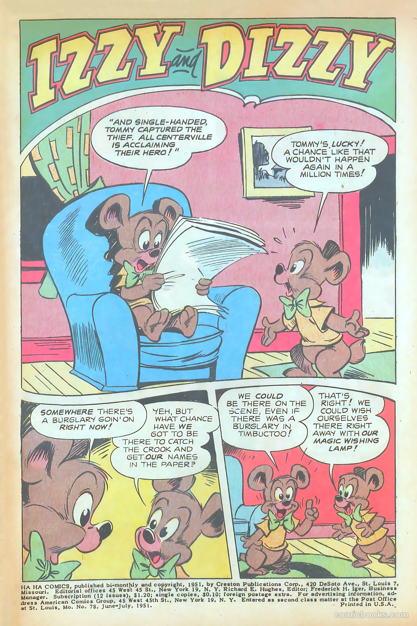 Ha Ha Comics #78 (1951) — page 3 of 52