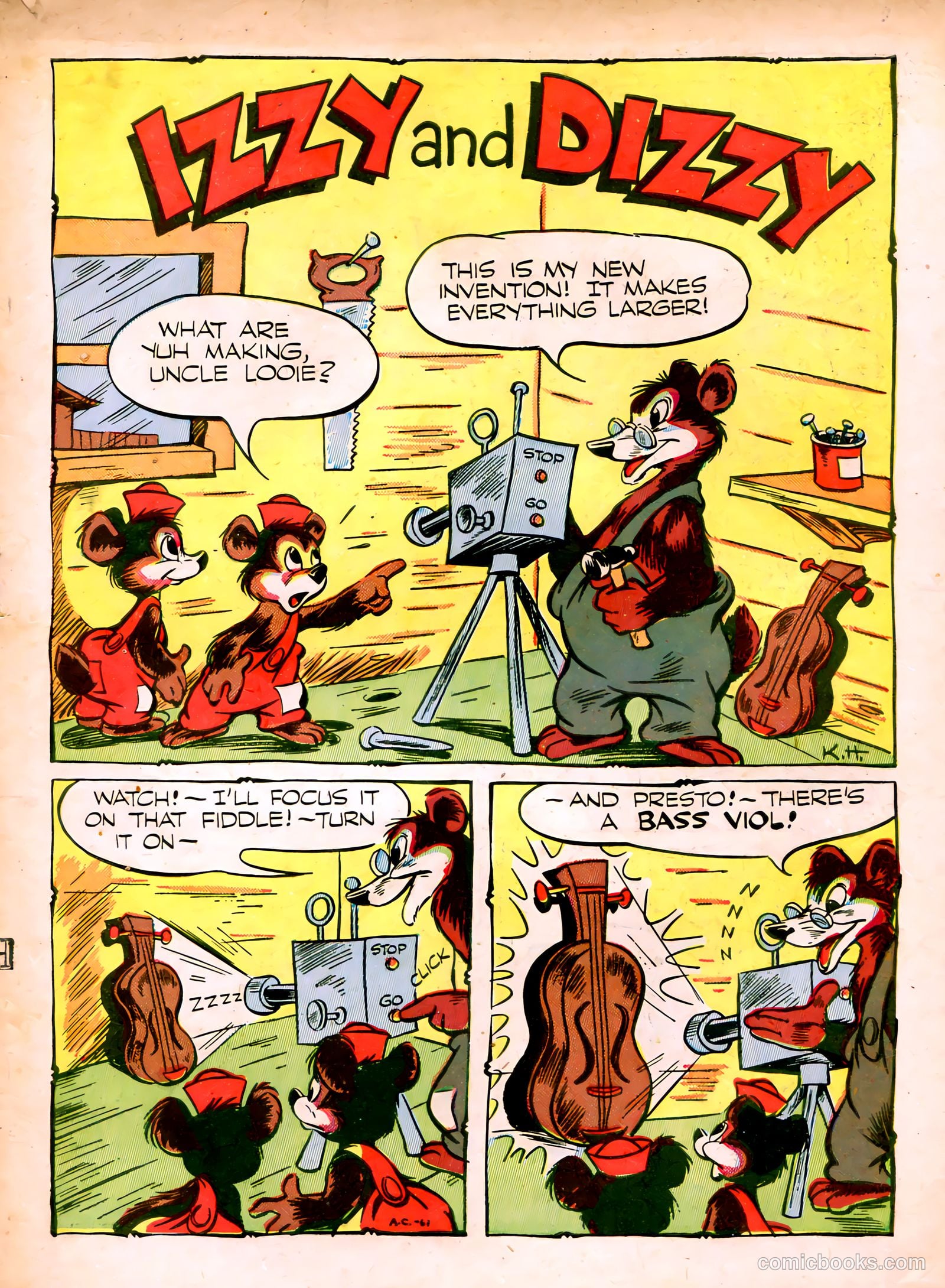 Ha Ha Comics #8 (1944) — page 3 of 60