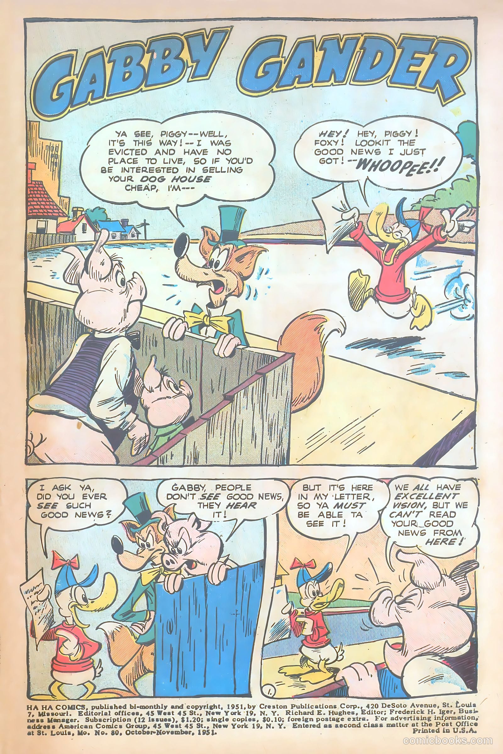 Ha Ha Comics #80 (1951) — page 3 of 52