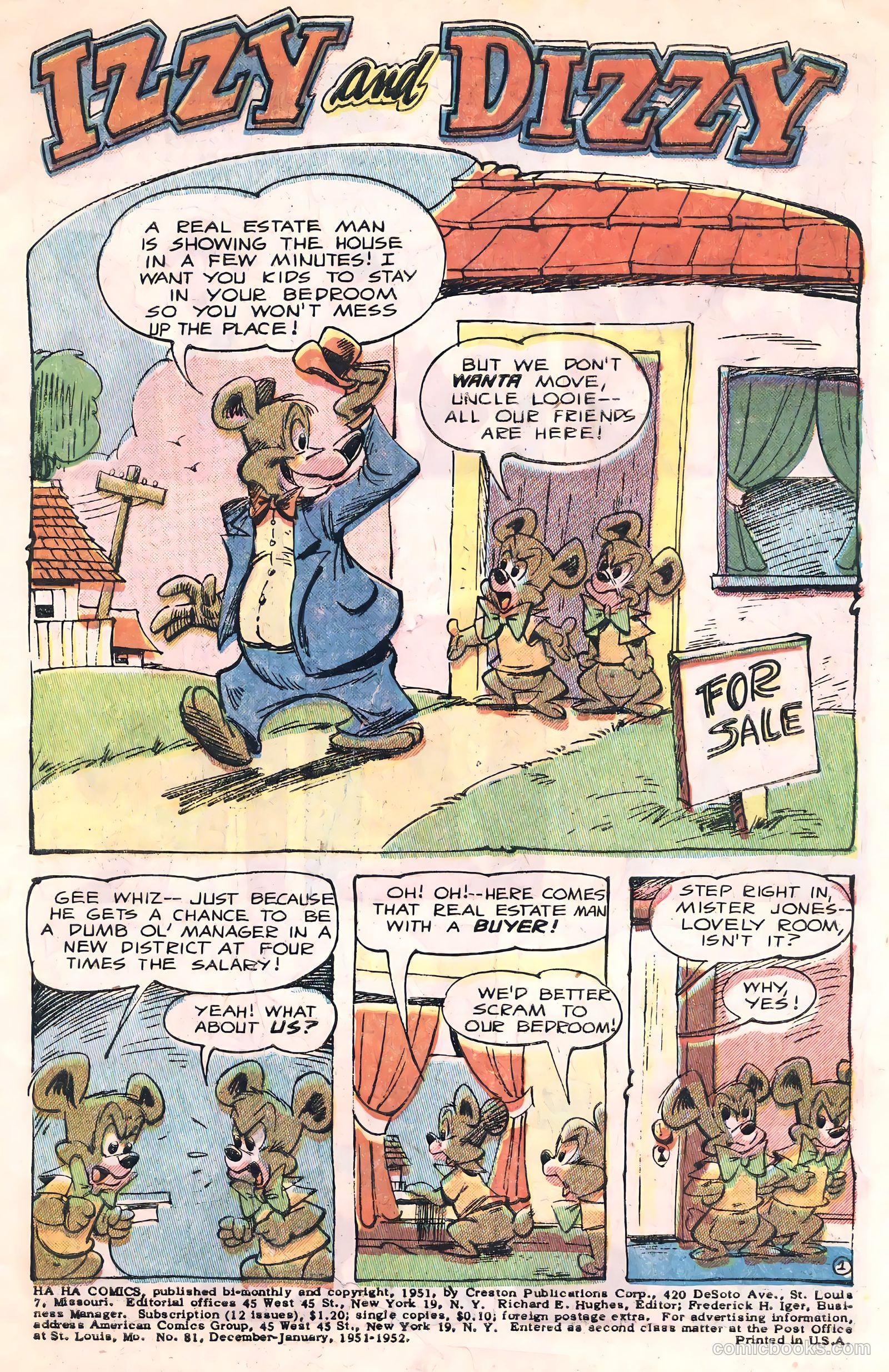 Ha Ha Comics #81 (1951) — page 2 of 35