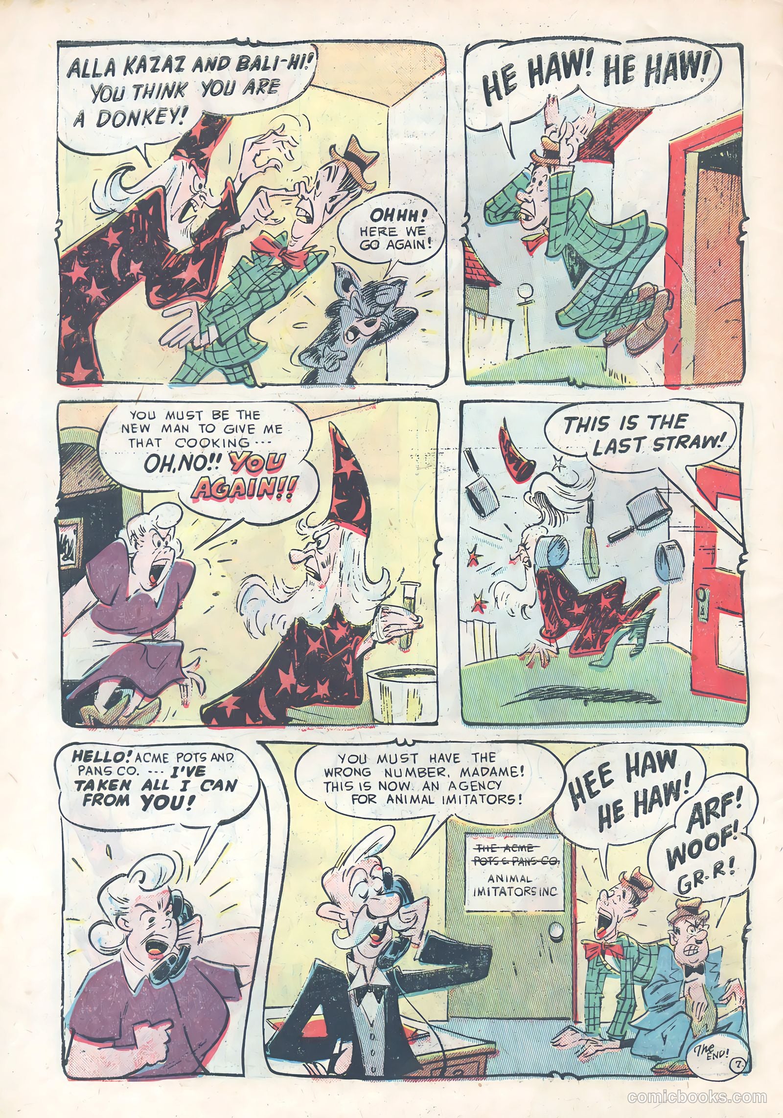 Ha Ha Comics #82 (1952) — page 34 of 36