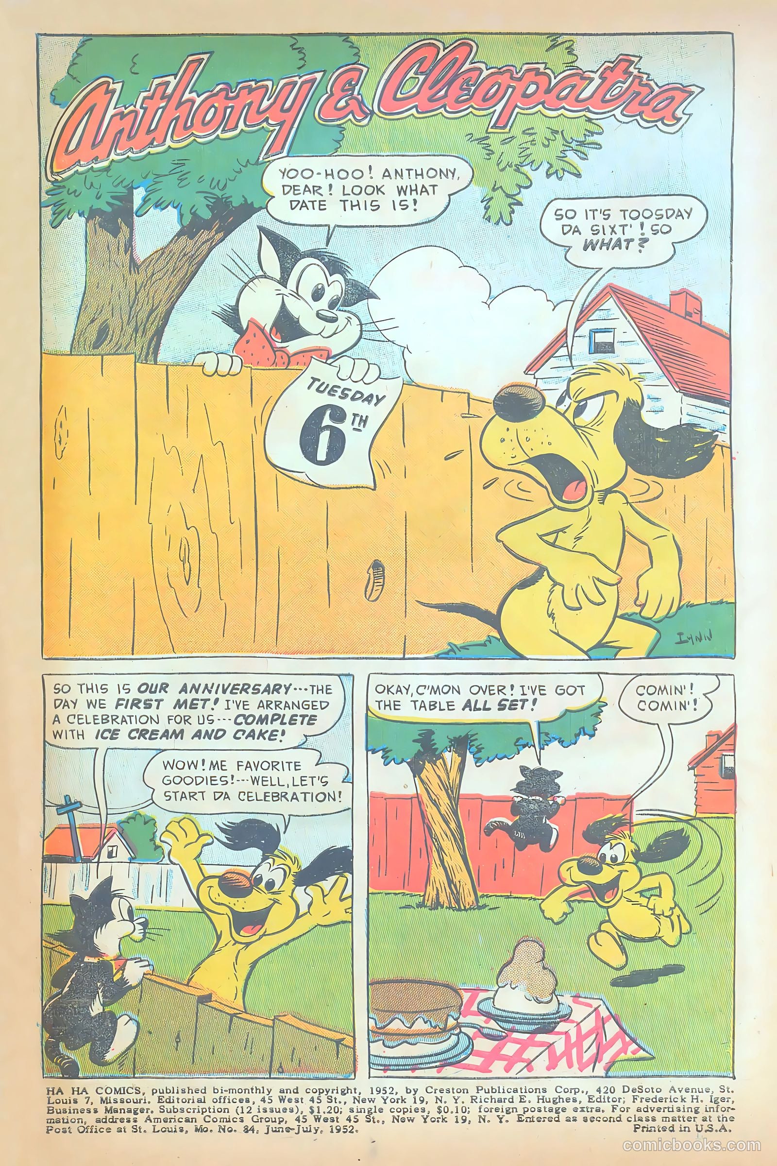 Ha Ha Comics #84 (1952) — page 3 of 36