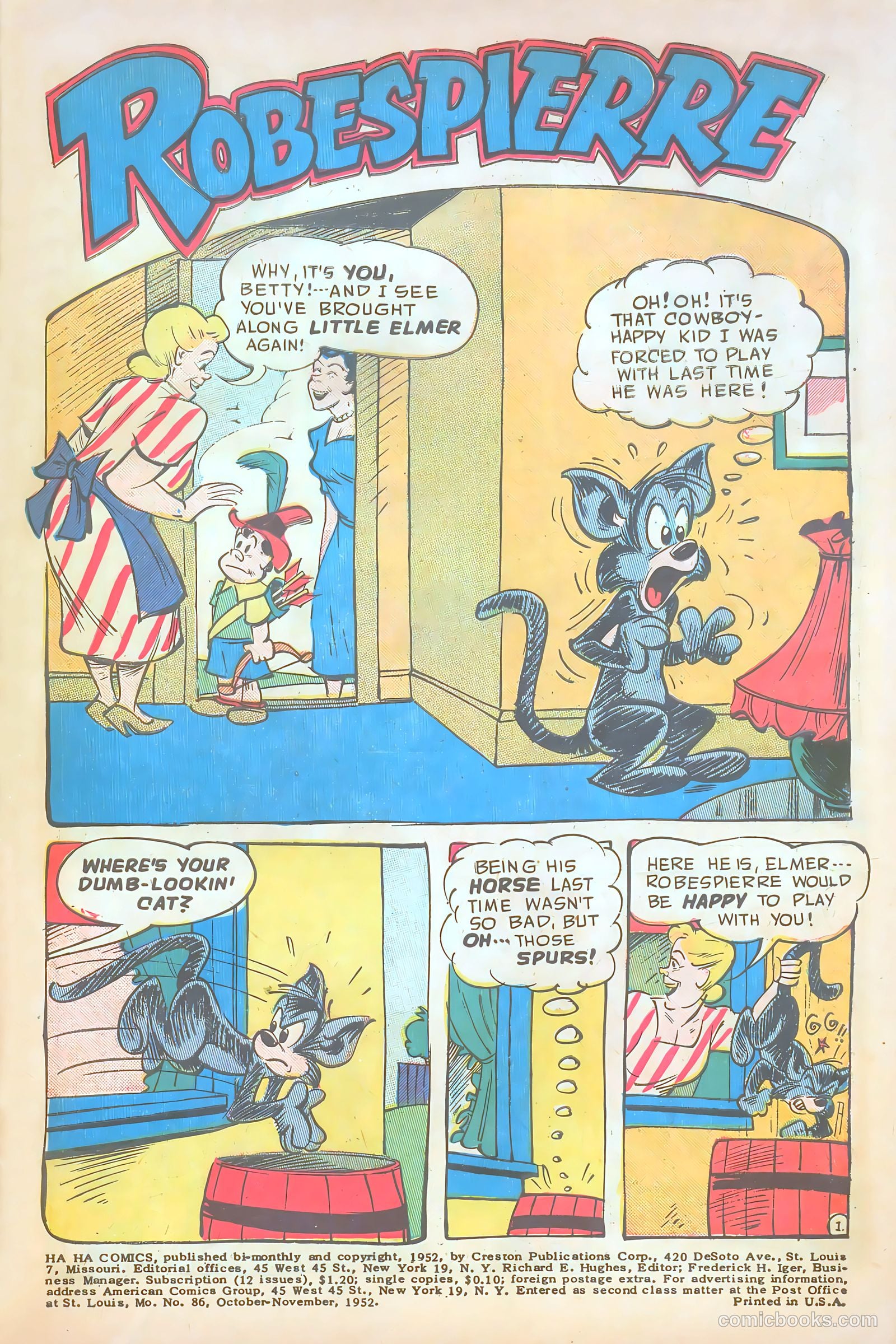 Ha Ha Comics #86 (1952) — page 3 of 36