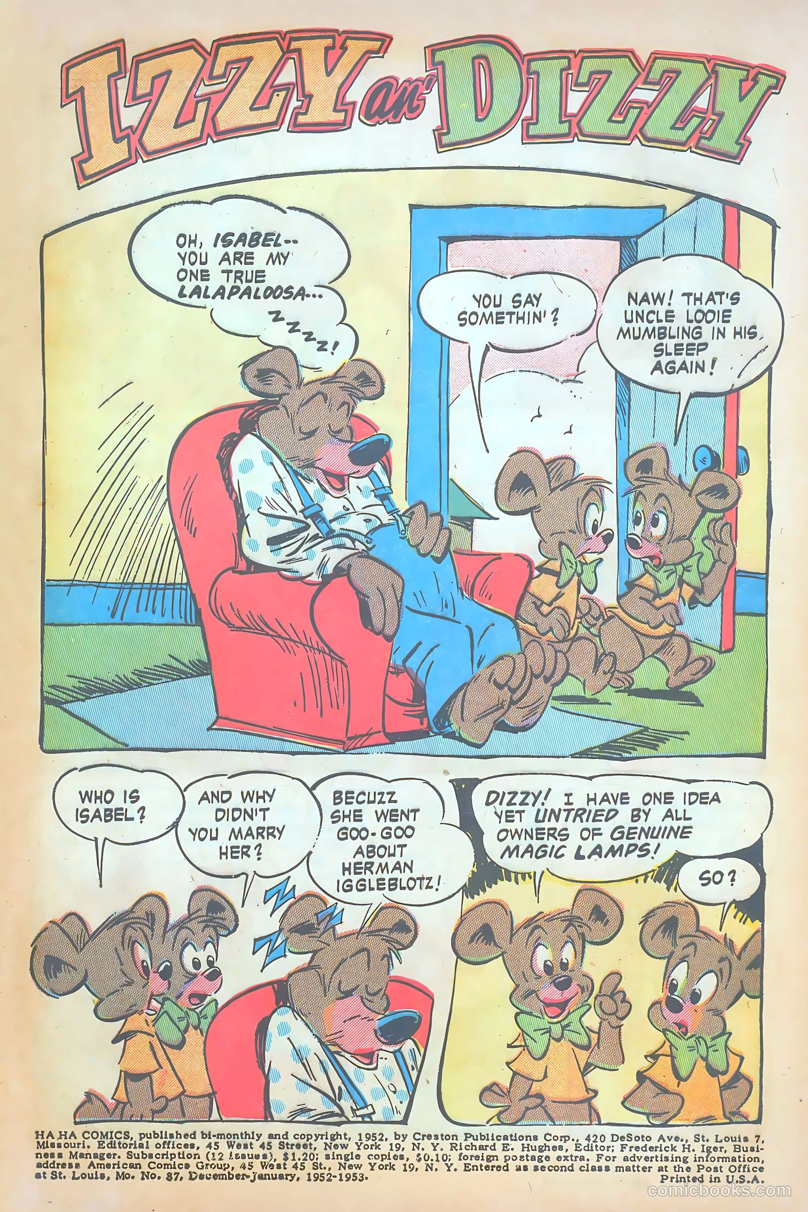 Ha Ha Comics #87 (1952) — page 3 of 36