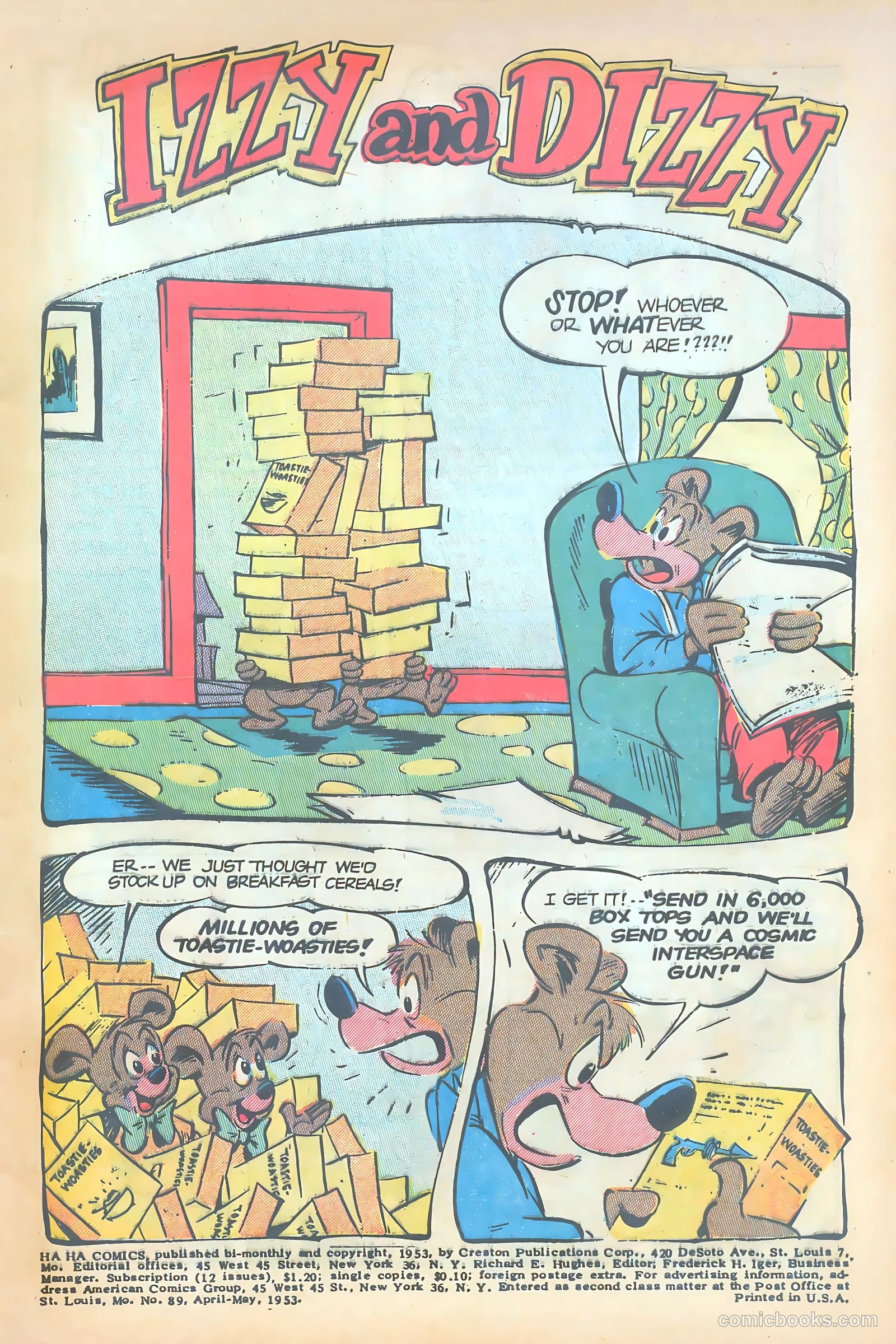 Ha Ha Comics #89 (1953) — page 3 of 36