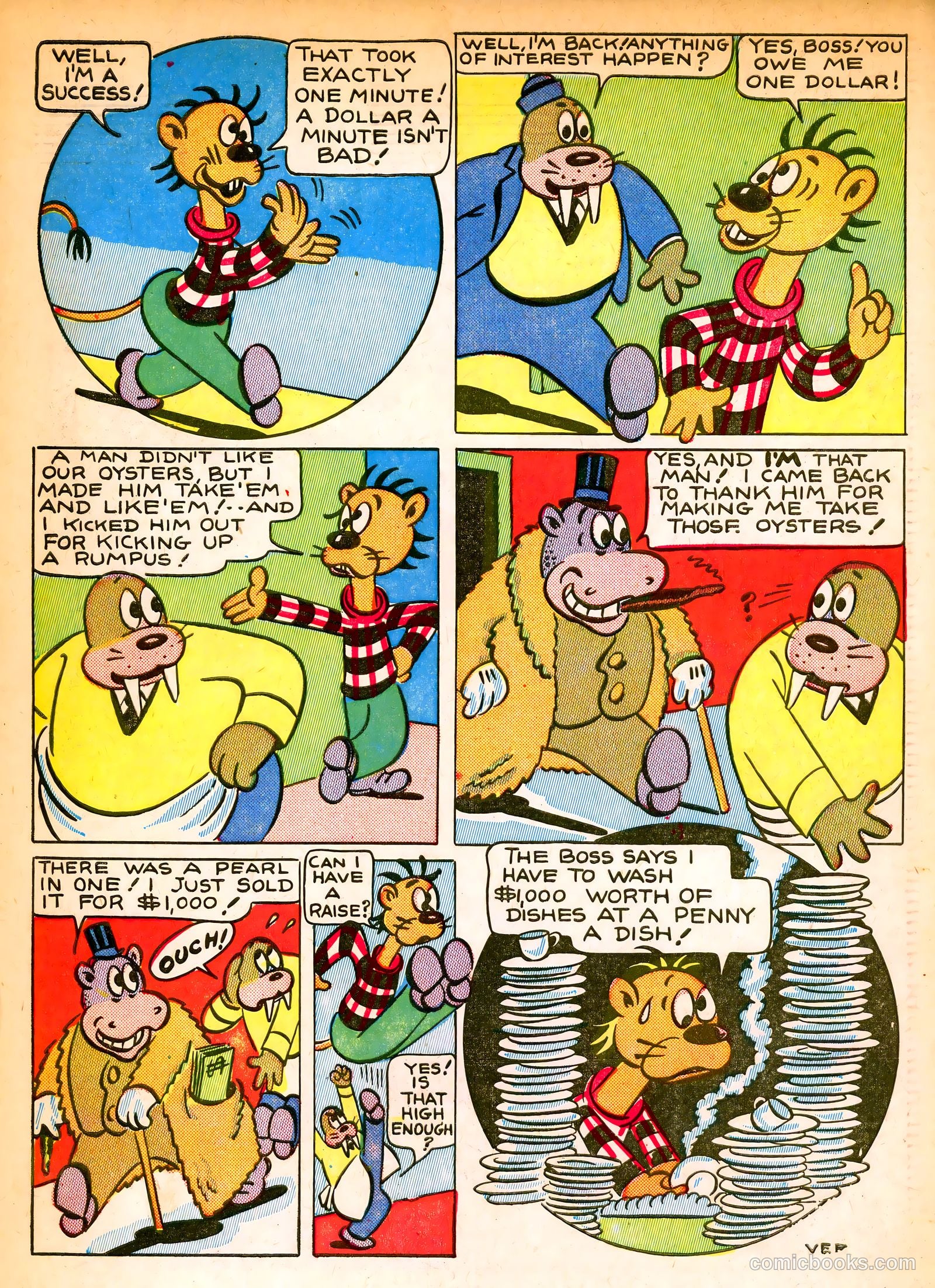 Ha Ha Comics #9 (1944) — page 50 of 52