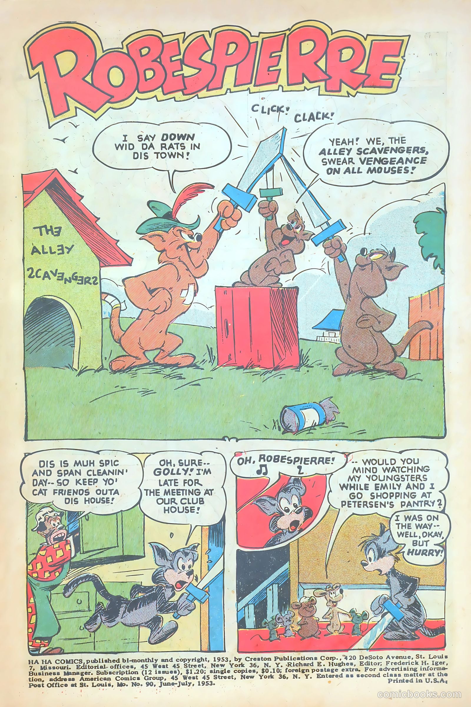 Ha Ha Comics #90 (1953) — page 3 of 36