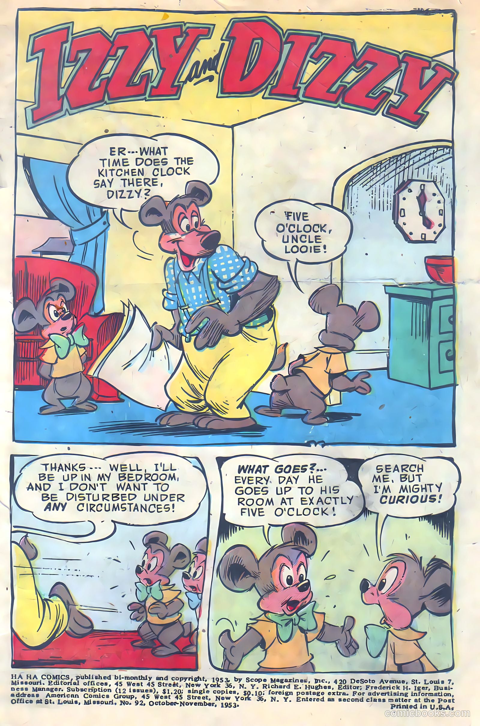 Ha Ha Comics #92 (1953) — page 2 of 33