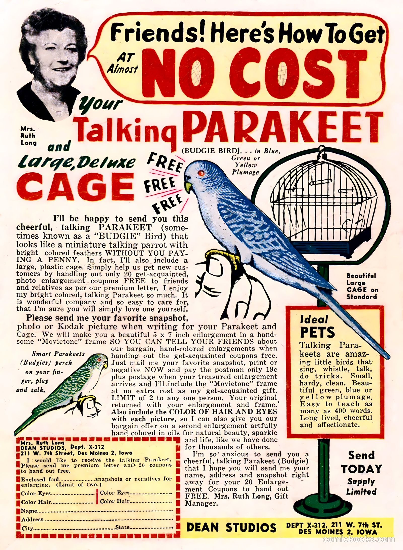 Ha Ha Comics #93 (1953) — page 36 of 36