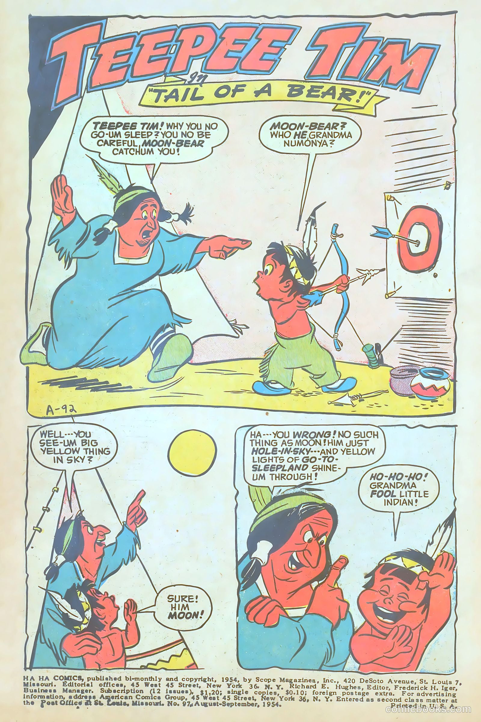Ha Ha Comics #97 (1954) — page 3 of 36