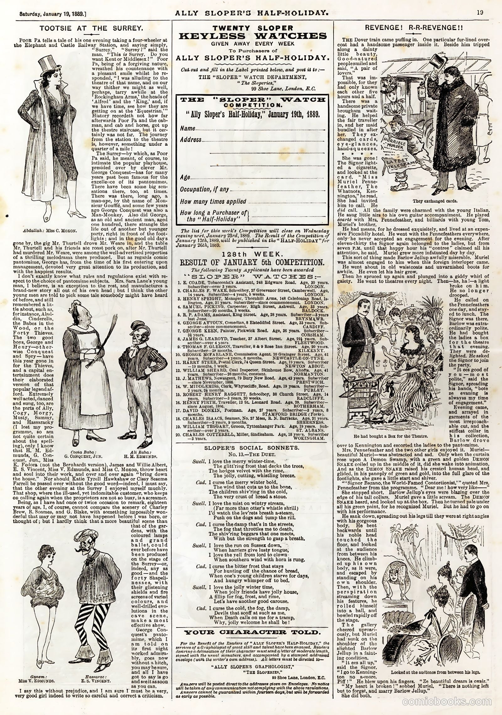 Ally Sloper's Half Holiday #247 (1889) — page 3 of 8