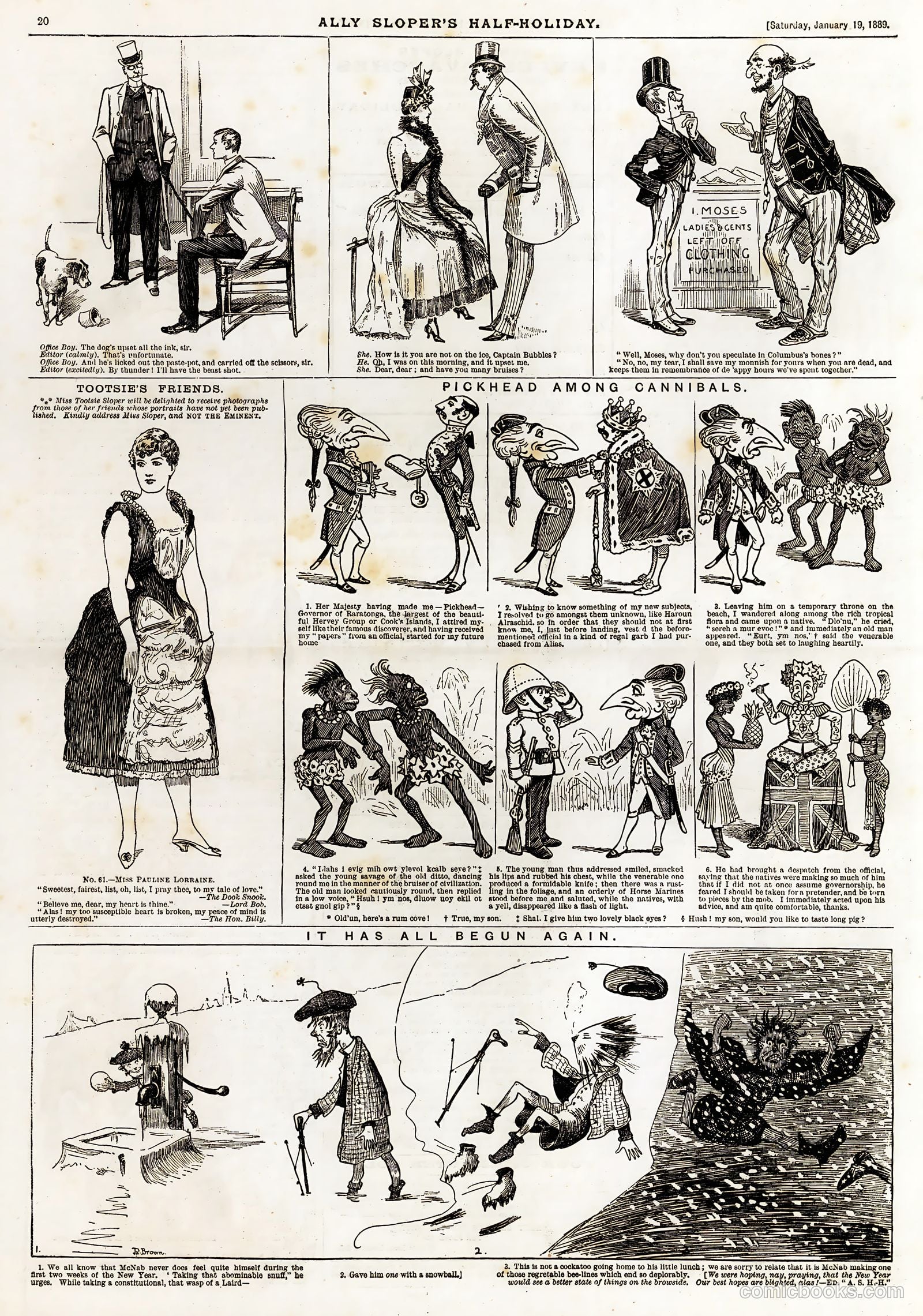 Ally Sloper's Half Holiday #247 (1889) — page 4 of 8