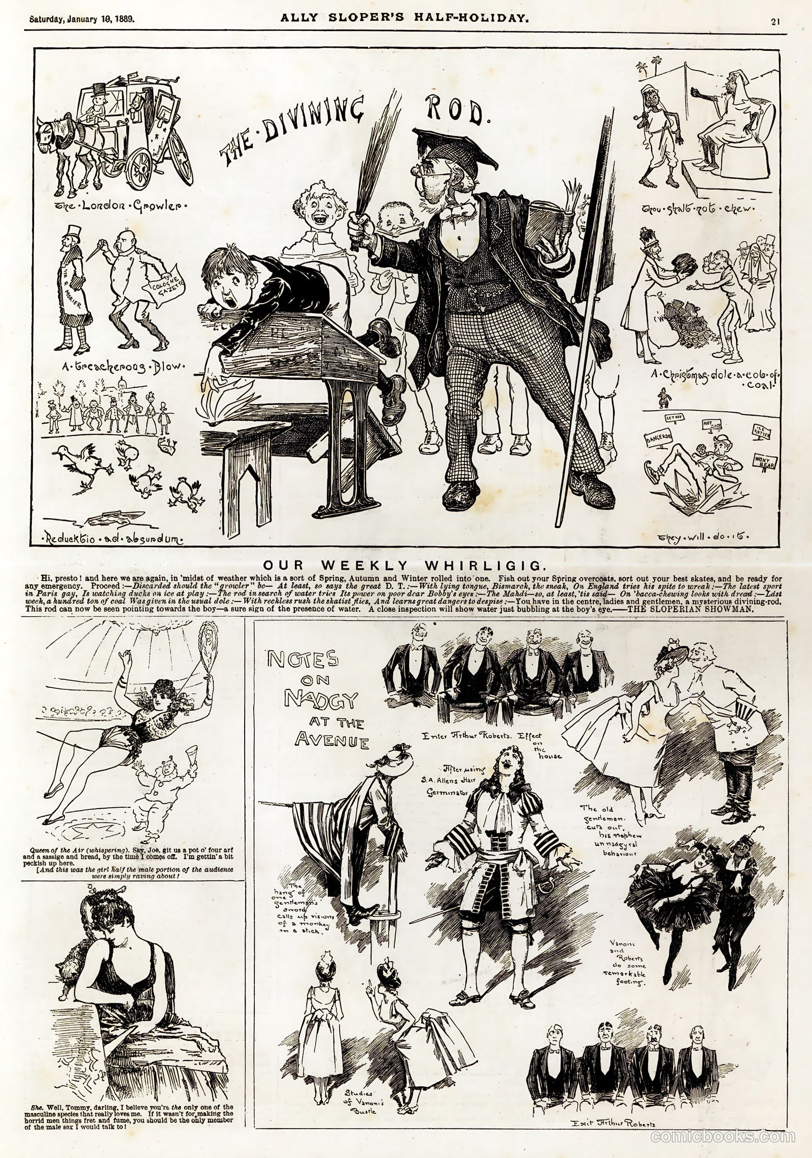 Ally Sloper's Half Holiday #247 (1889) — page 5 of 8