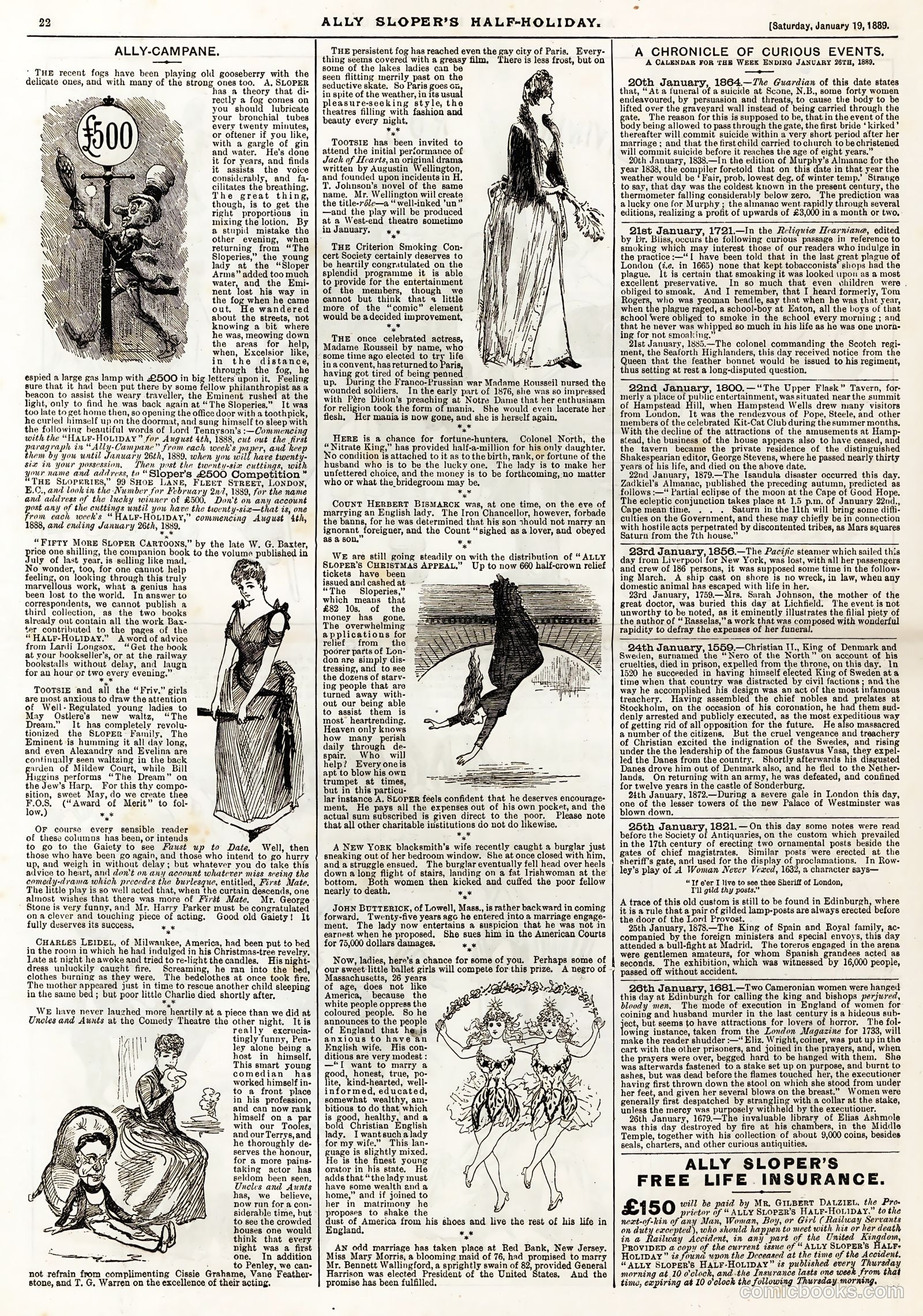 Ally Sloper's Half Holiday #247 (1889) — page 6 of 8