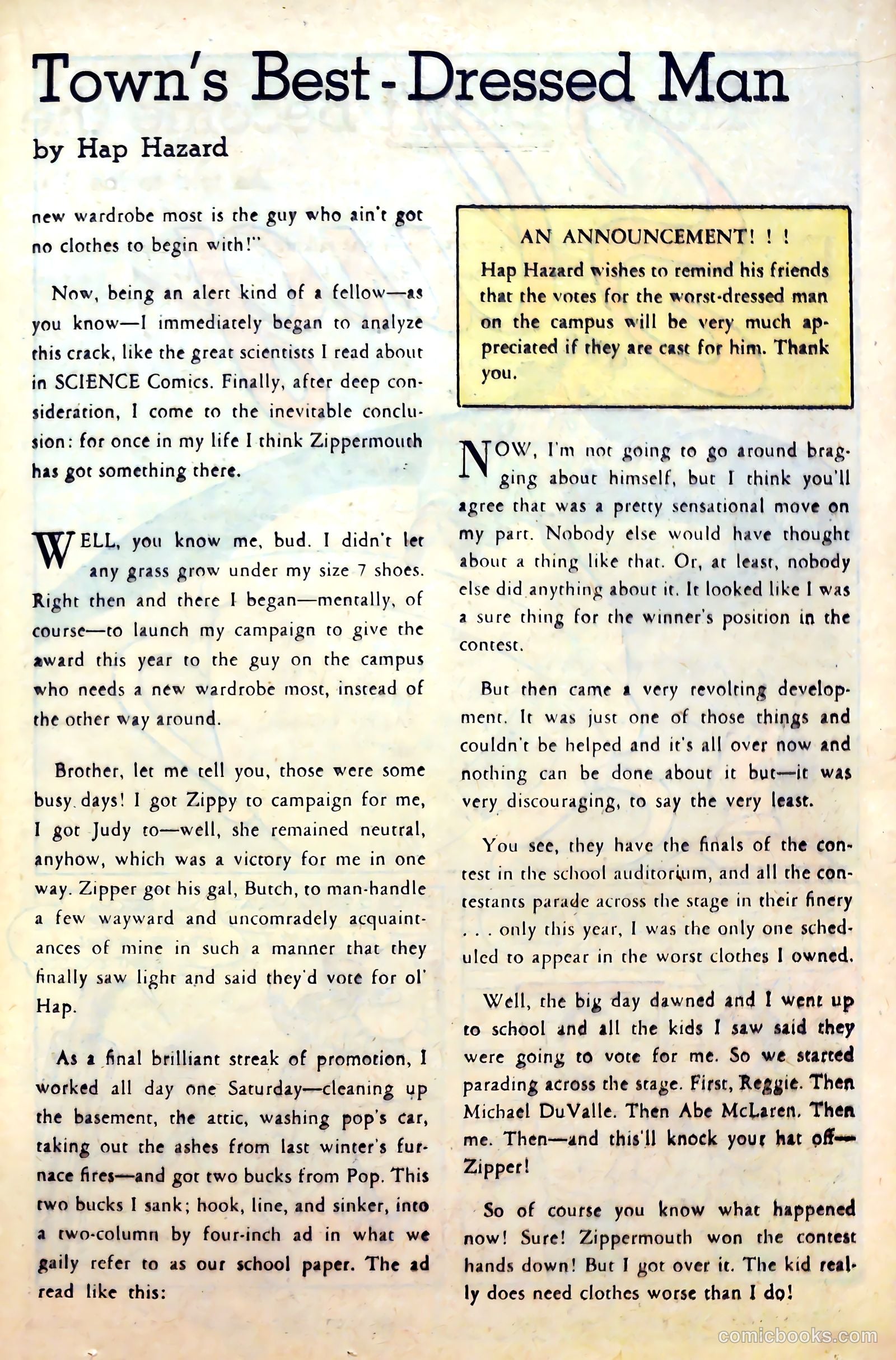 Hap Hazard Comics #11 (1946) — page 35 of 52