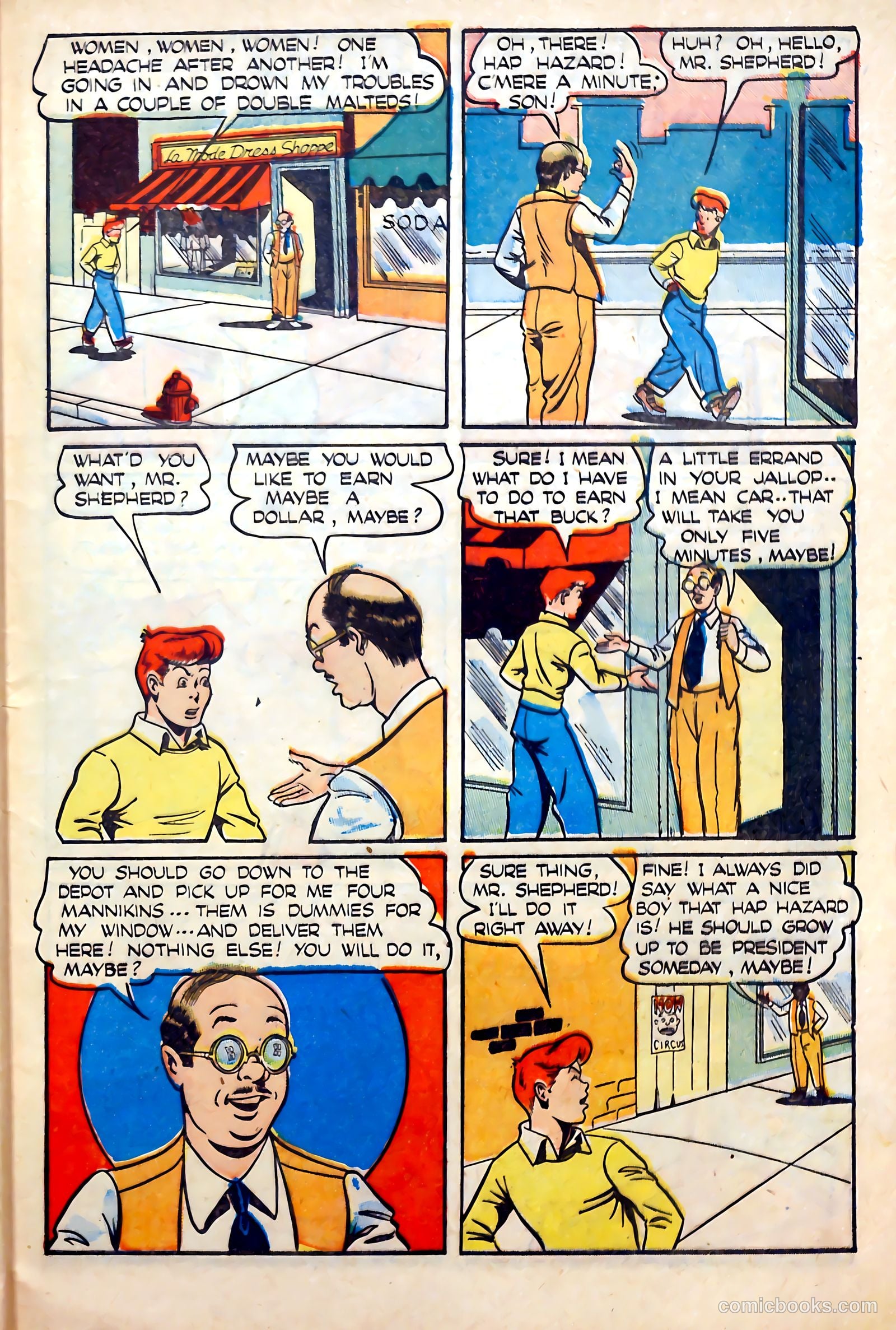 Hap Hazard Comics #13 (1947) — page 45 of 52