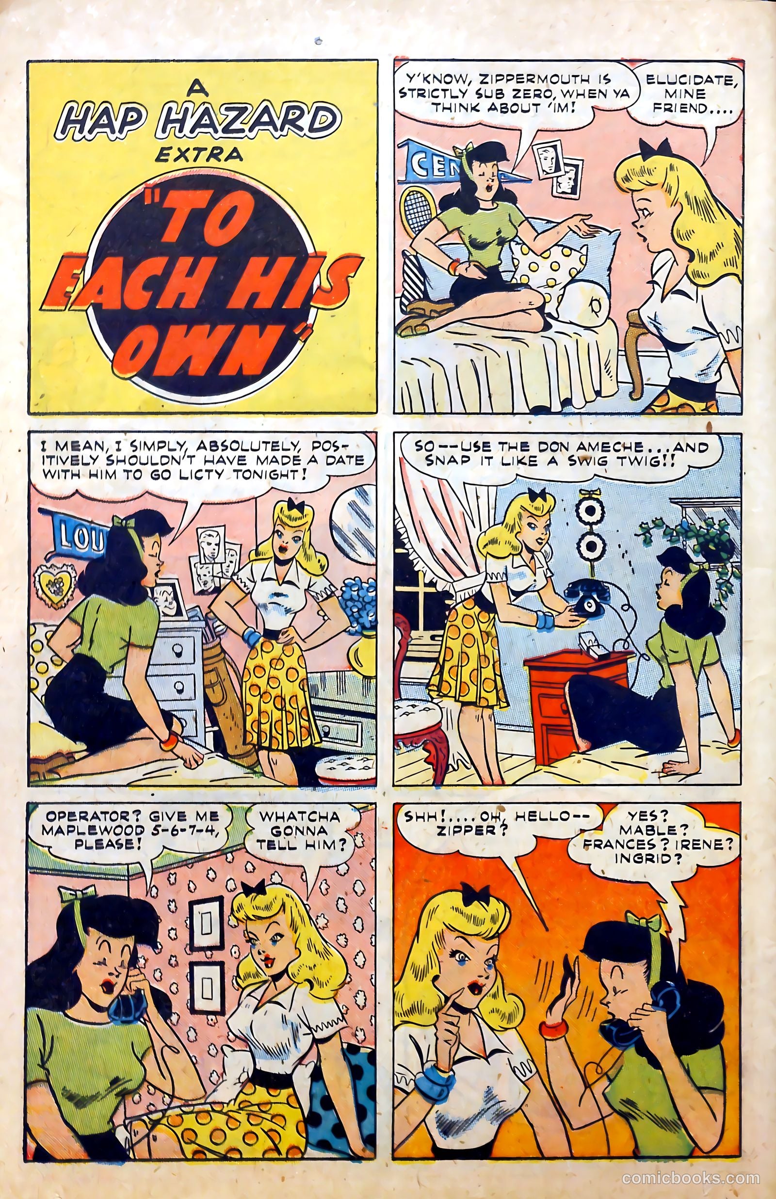 Hap Hazard Comics #16 (1947) — page 38 of 52