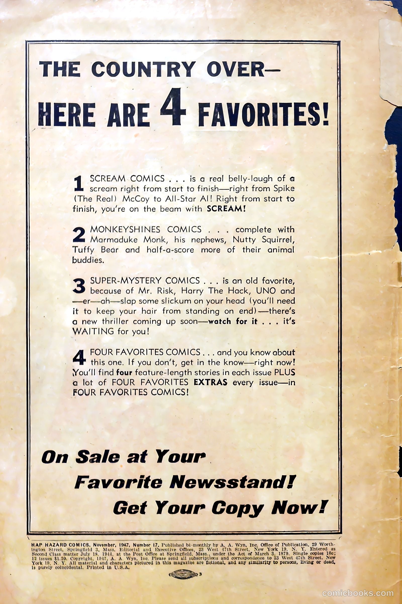Hap Hazard Comics #17 (1947) — page 2 of 52