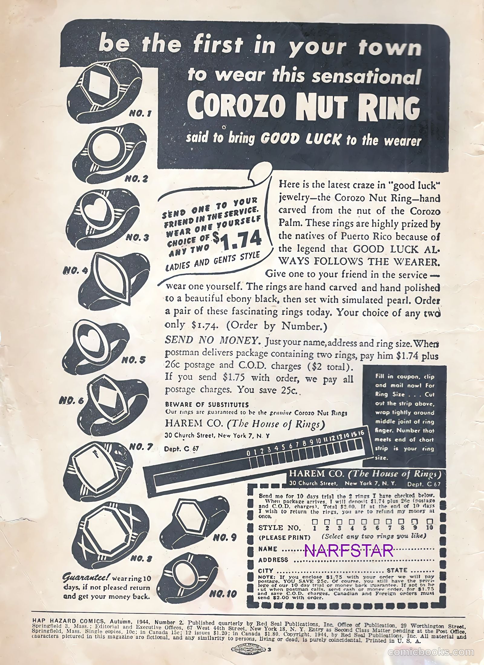 Hap Hazard Comics #2 (1944) — page 2 of 52