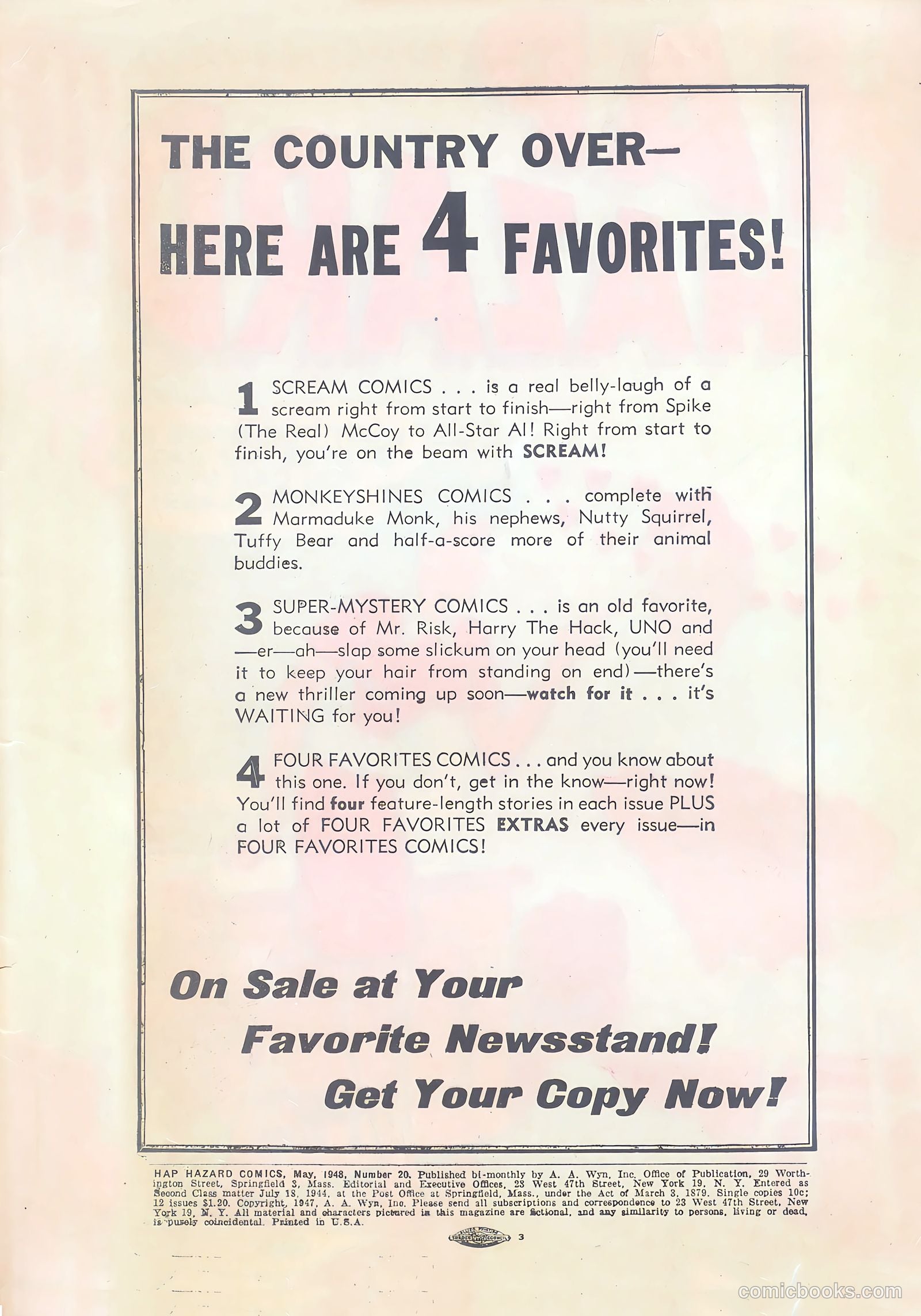 Hap Hazard Comics #20 (1948) — page 2 of 52