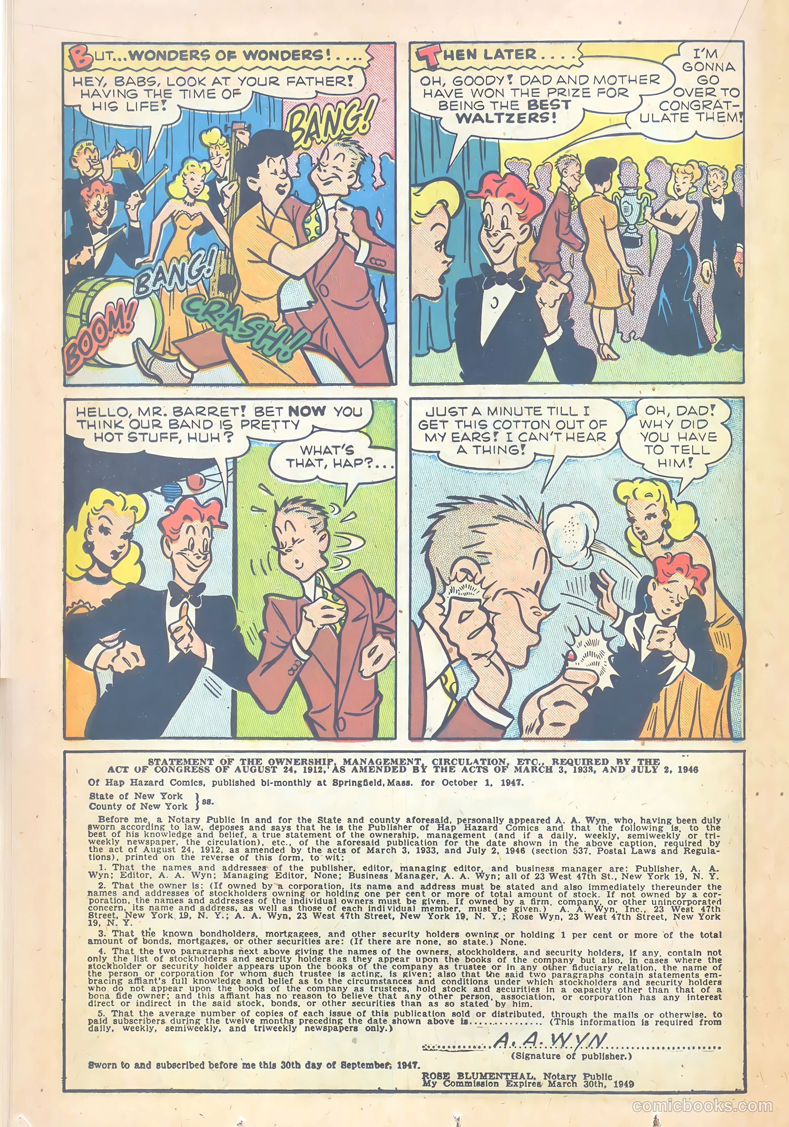 Hap Hazard Comics #20 (1948) — page 24 of 52