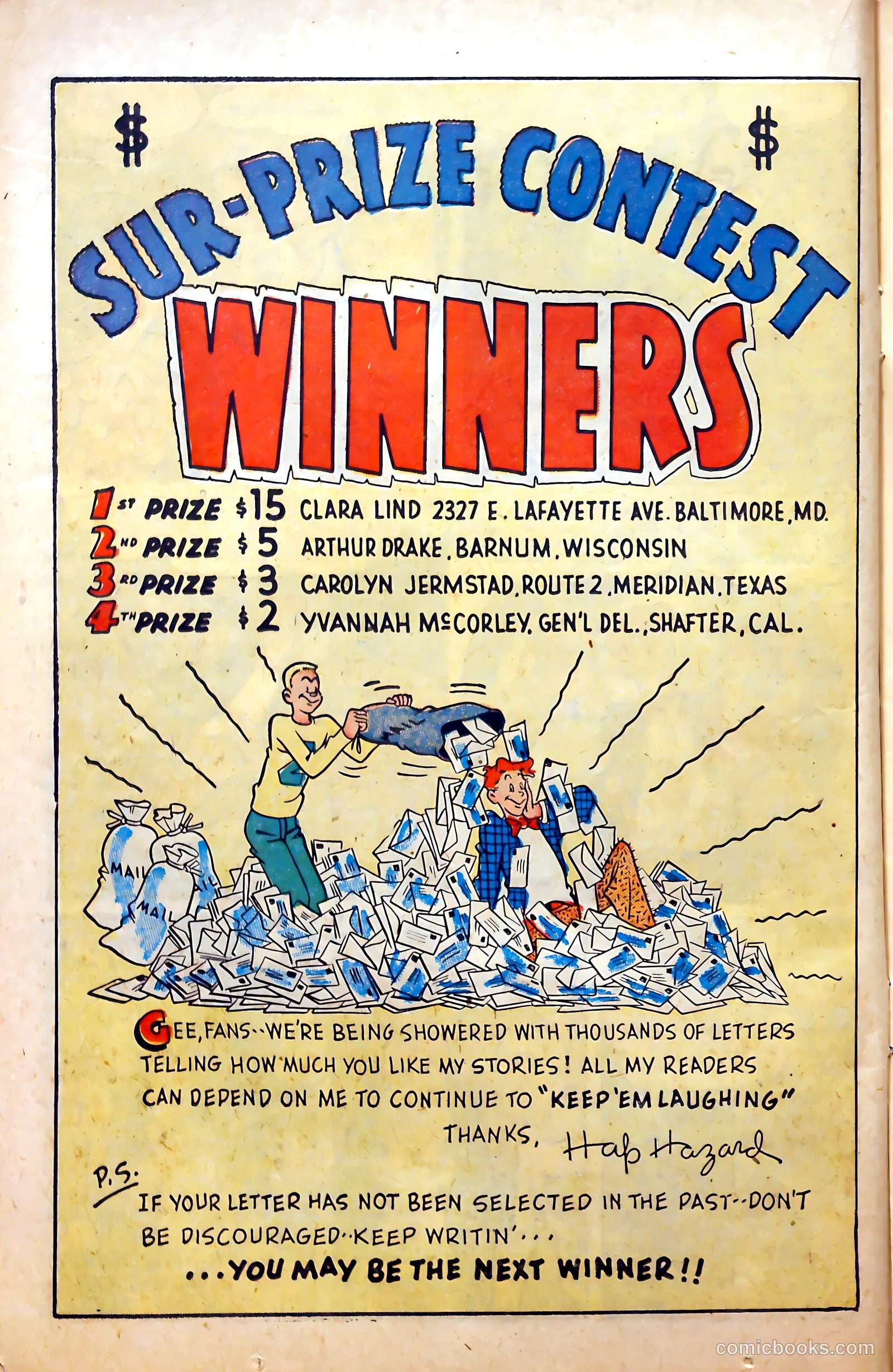Hap Hazard Comics #21 (1948) — page 22 of 52