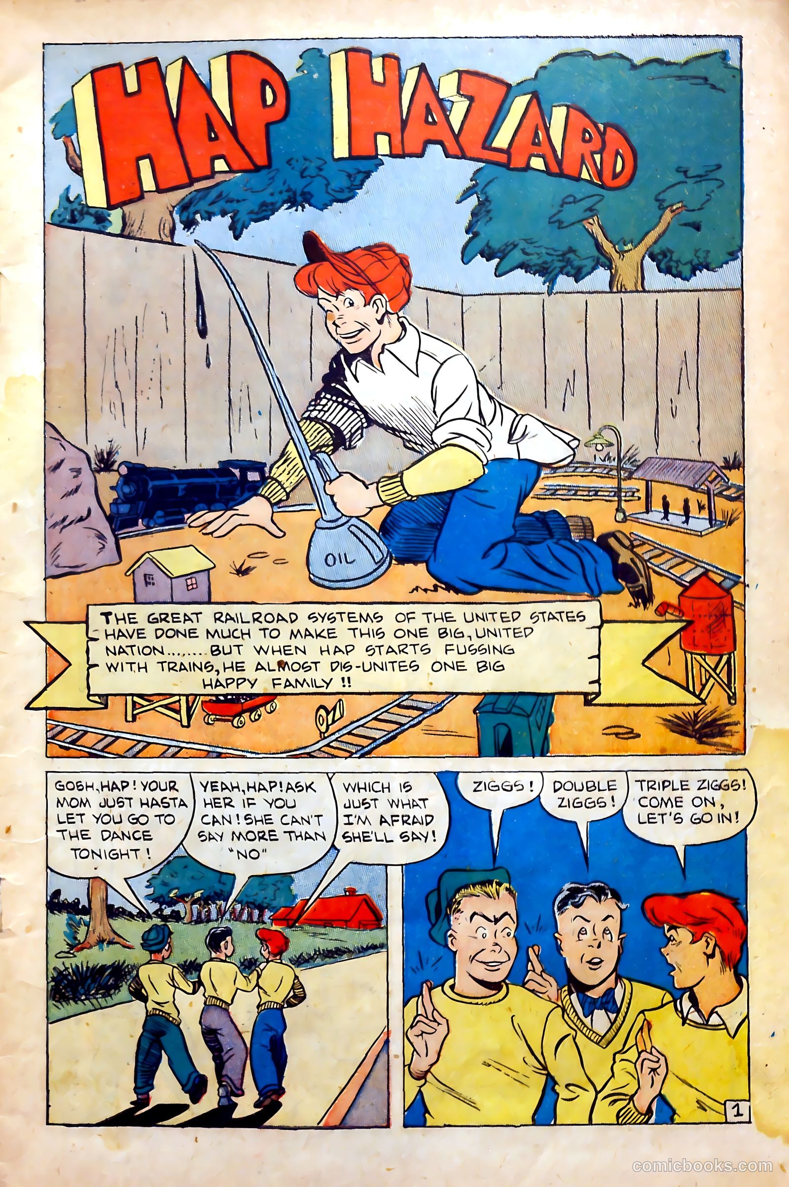 Hap Hazard Comics #5 (1945) — page 3 of 36