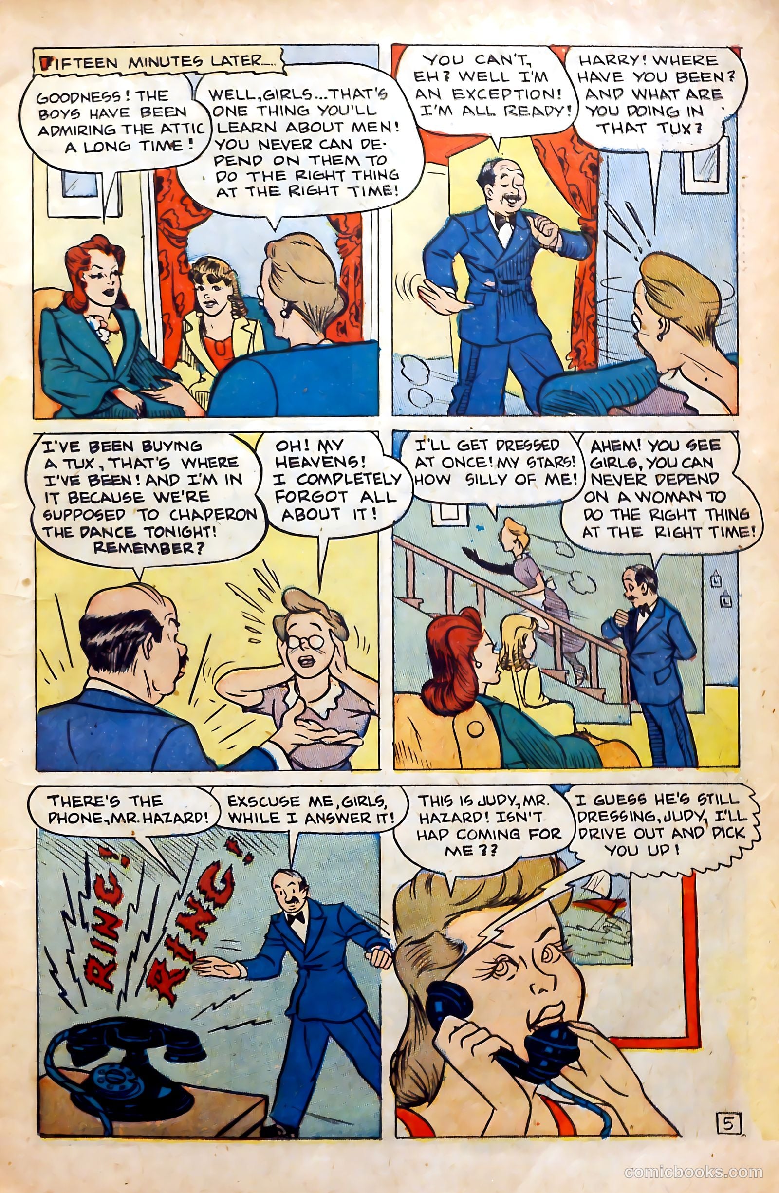 Hap Hazard Comics #5 (1945) — page 7 of 36