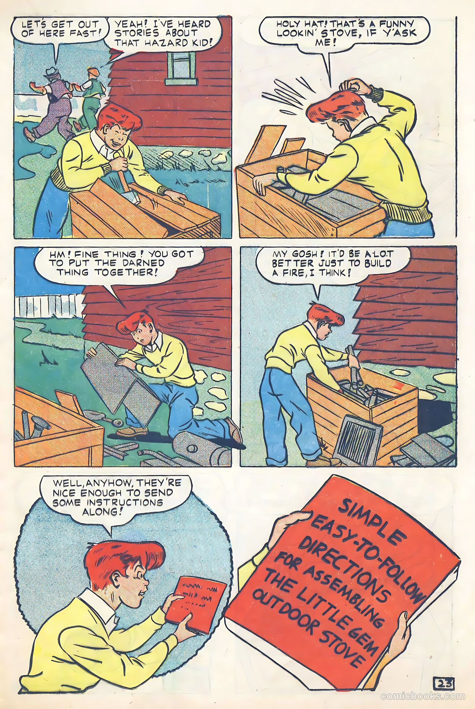 Hap Hazard Comics #6 (1945) — page 25 of 36