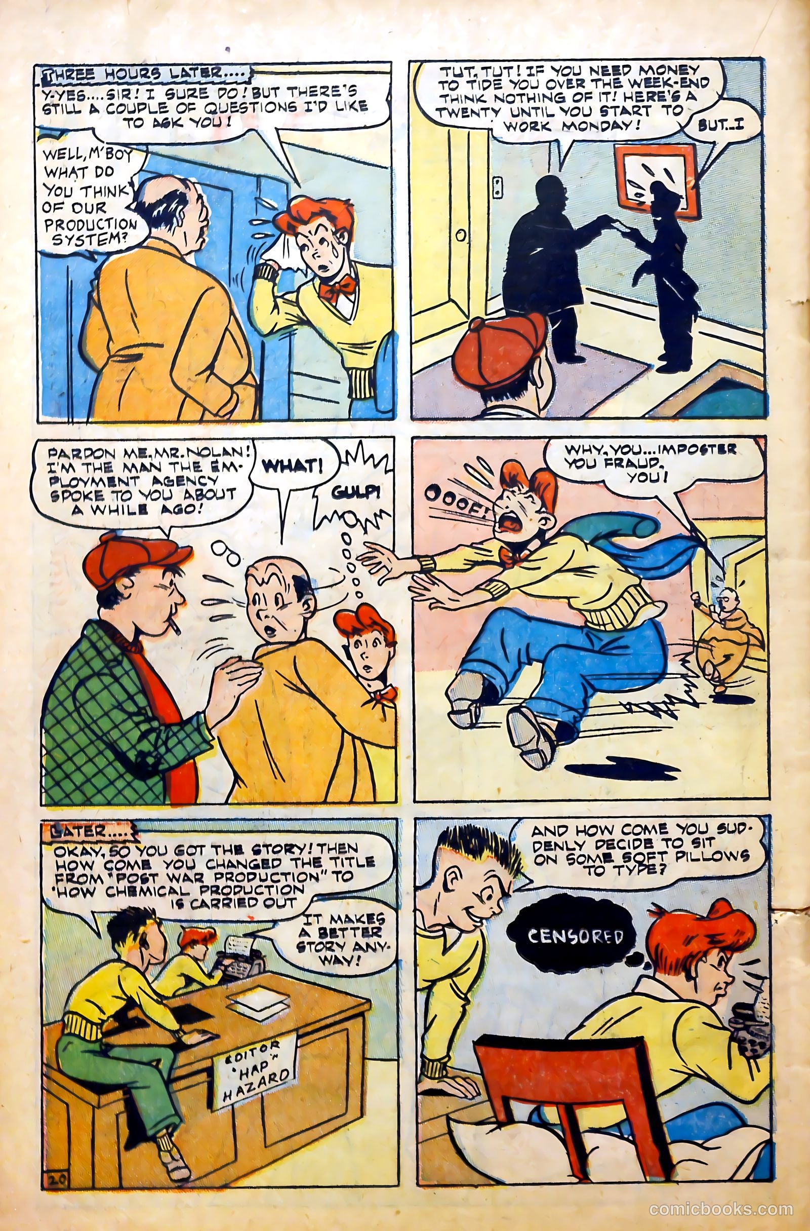 Hap Hazard Comics #8 (1946) — page 22 of 36